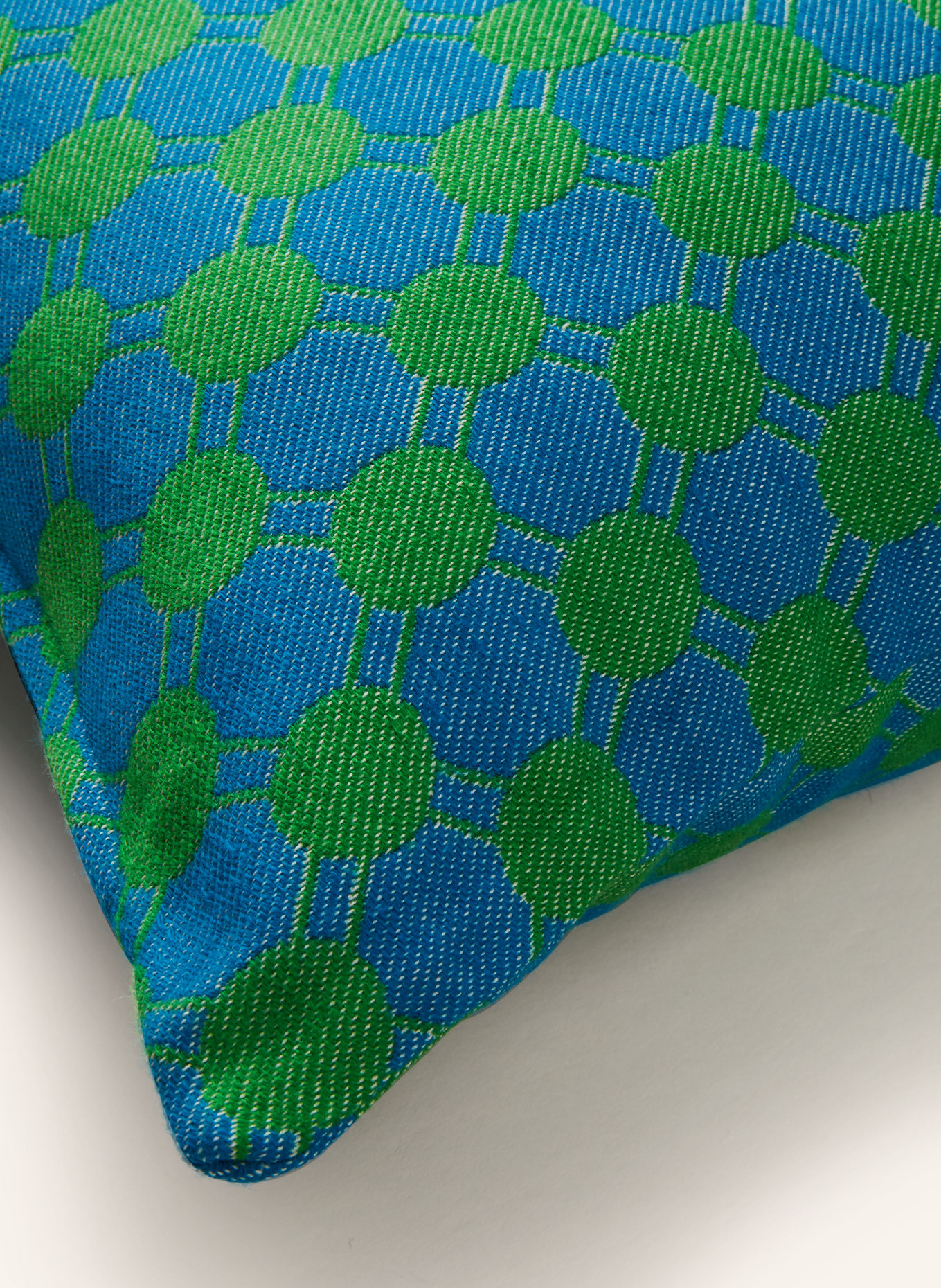 DAGNY Decorative cushion cover, Color: BLUE/ GREEN (Image 3)
