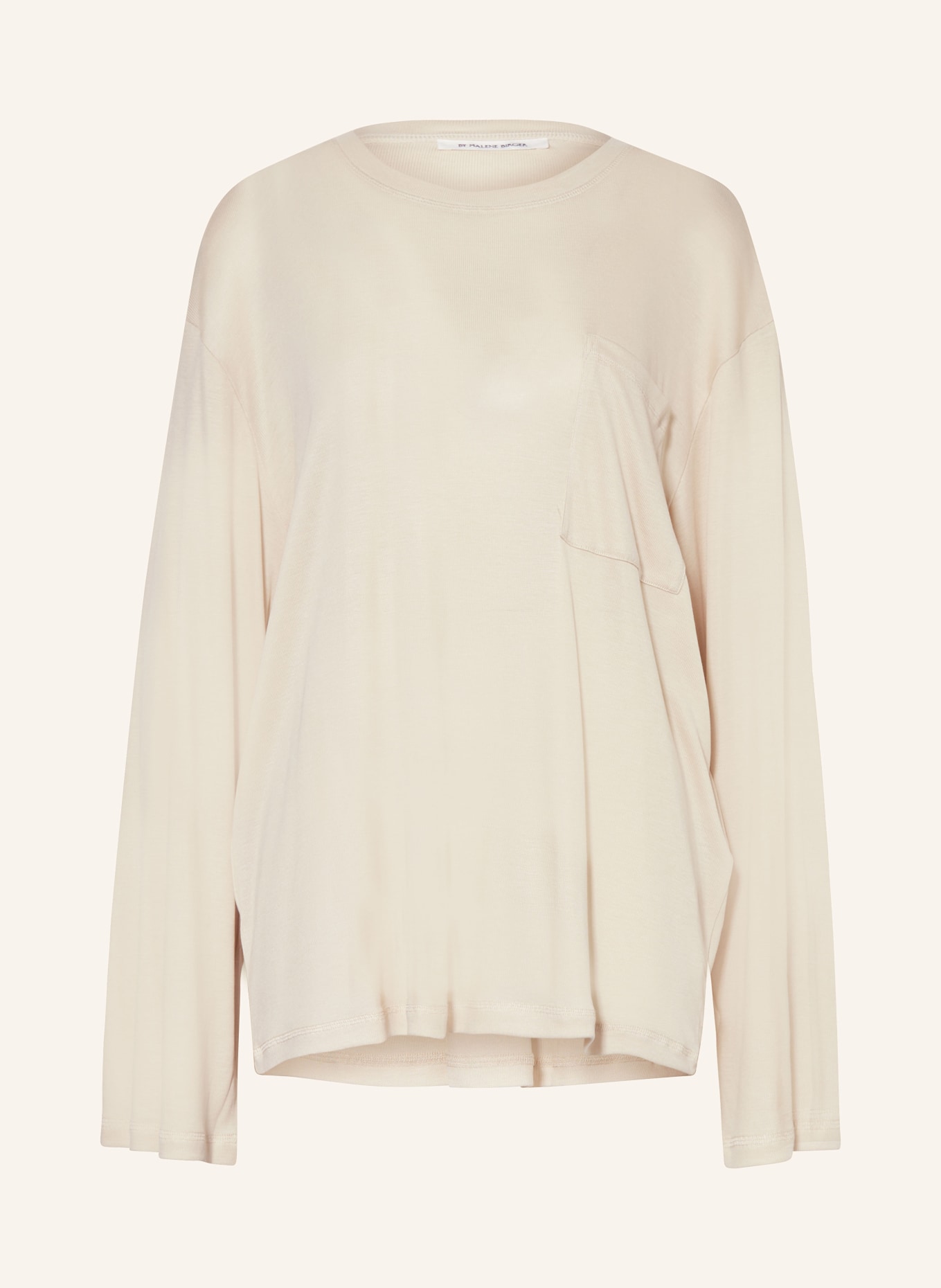 BY MALENE BIRGER Long sleeve shirt FAY, Color: LIGHT BROWN (Image 1)