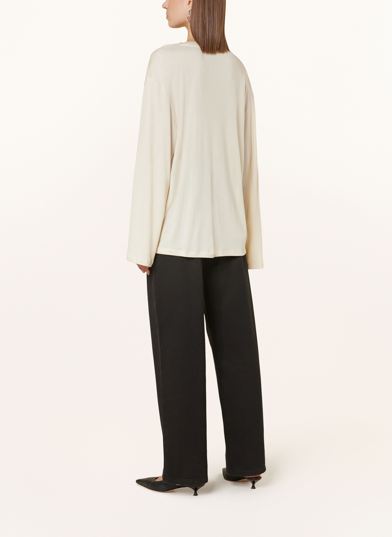 BY MALENE BIRGER Long sleeve shirt FAY, Color: LIGHT BROWN (Image 3)