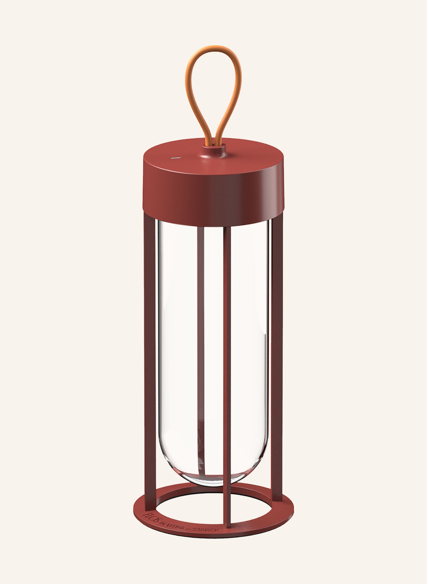 FLOS Tischleuchte IN VITRO UNPLUGGED: ROT