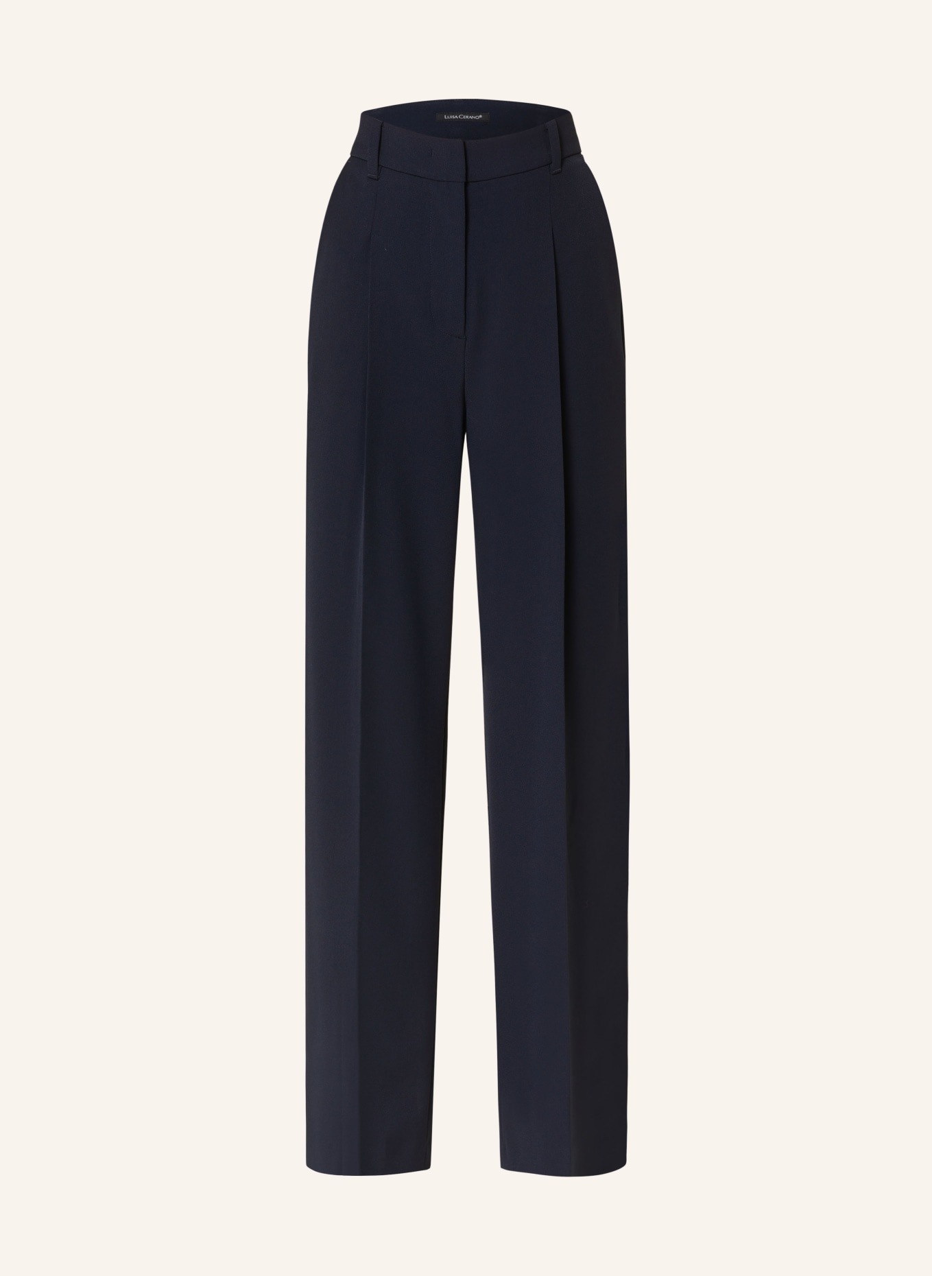 LUISA CERANO Wide leg trousers, Color: DARK BLUE (Image 1)