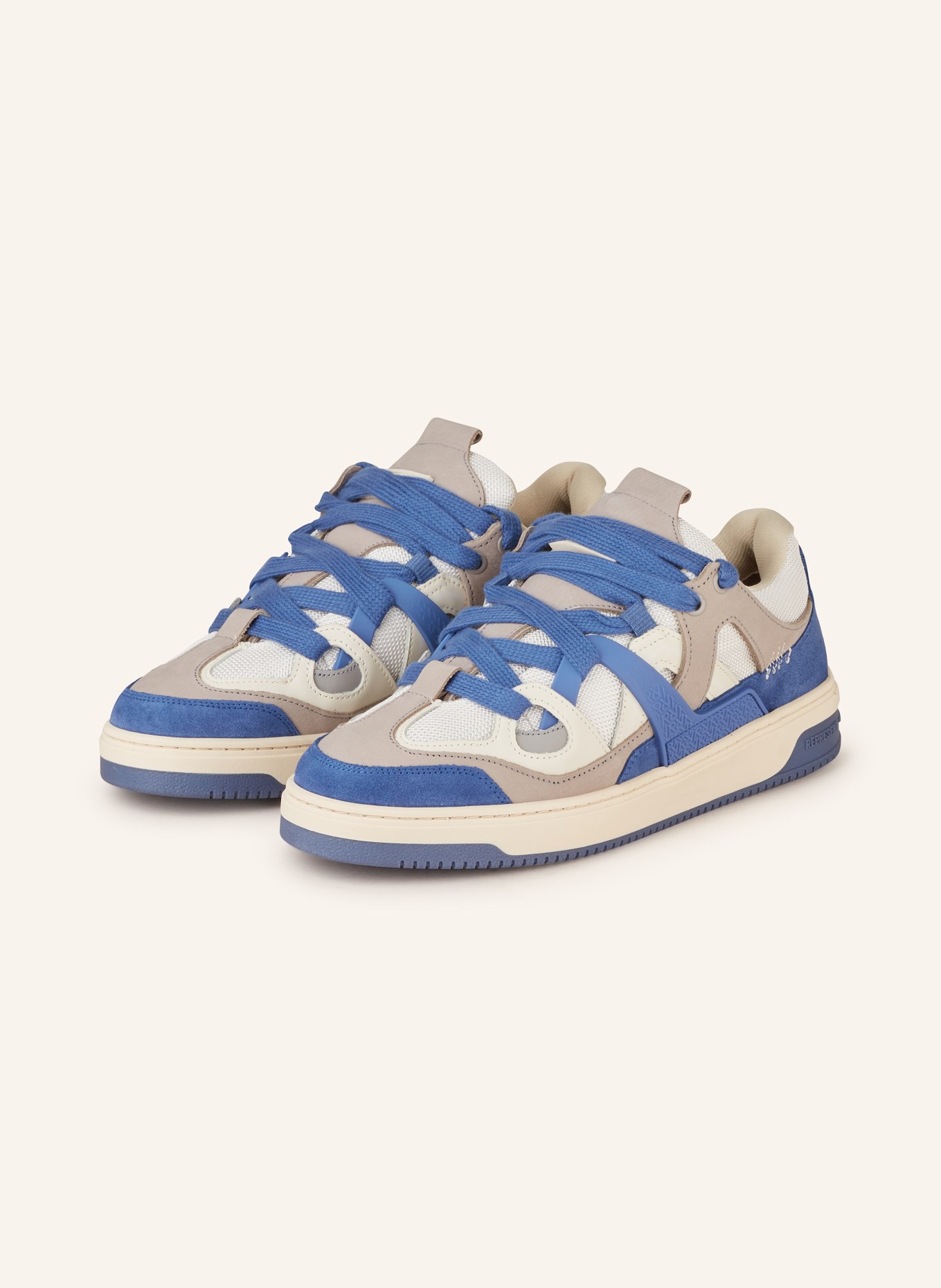 REPRESENT Sneakers BULLY, Color: GRAY/ BLUE/ LIGHT GRAY (Image 1)