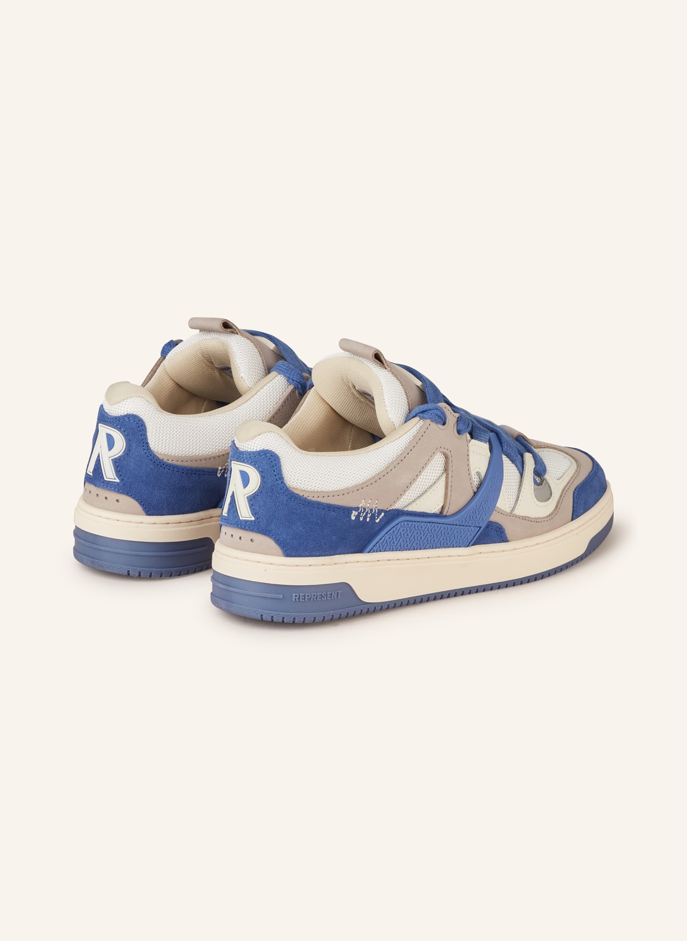 REPRESENT Sneakers BULLY, Color: GRAY/ BLUE/ LIGHT GRAY (Image 2)