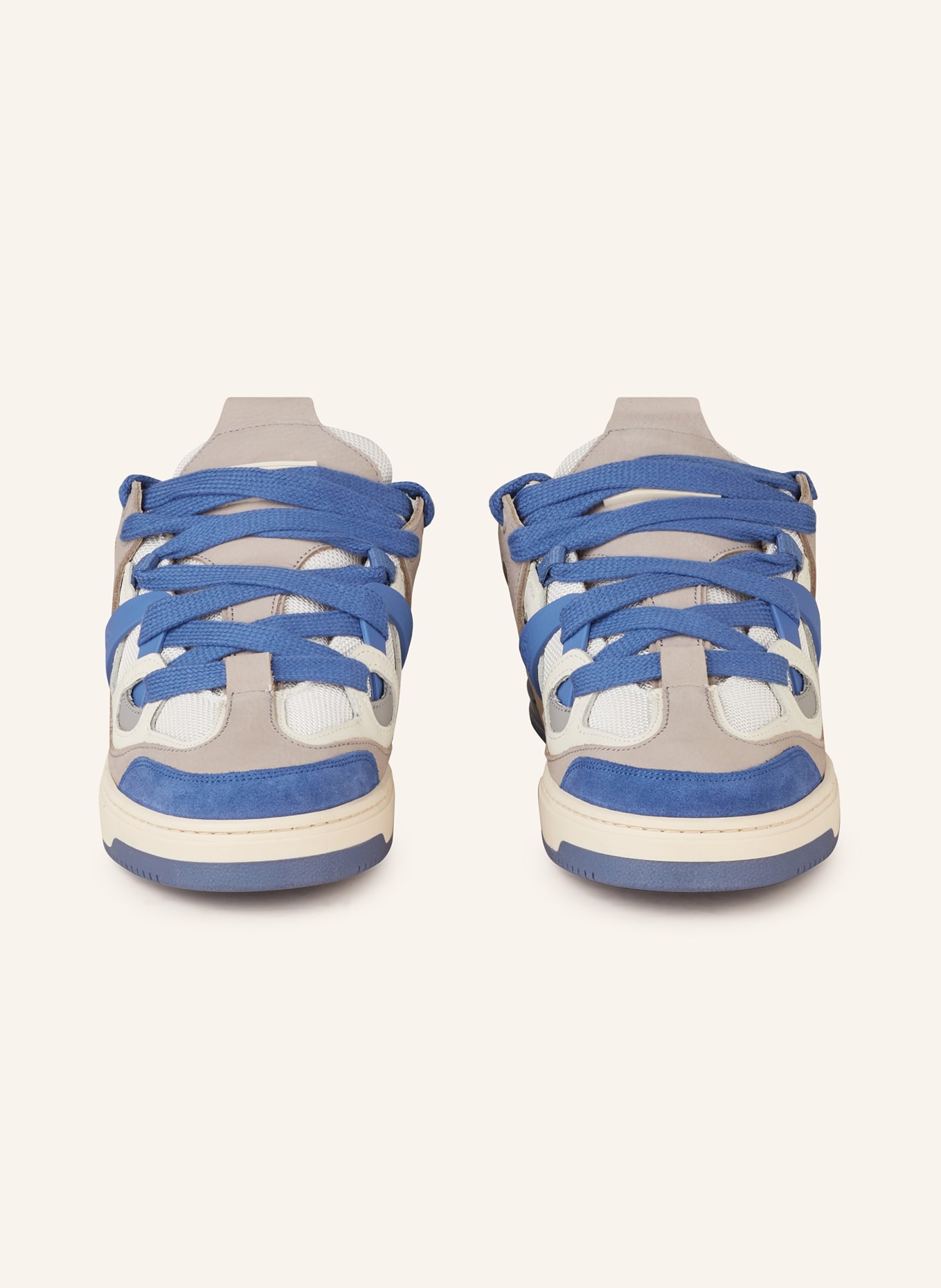 REPRESENT Sneakers BULLY, Color: GRAY/ BLUE/ LIGHT GRAY (Image 3)