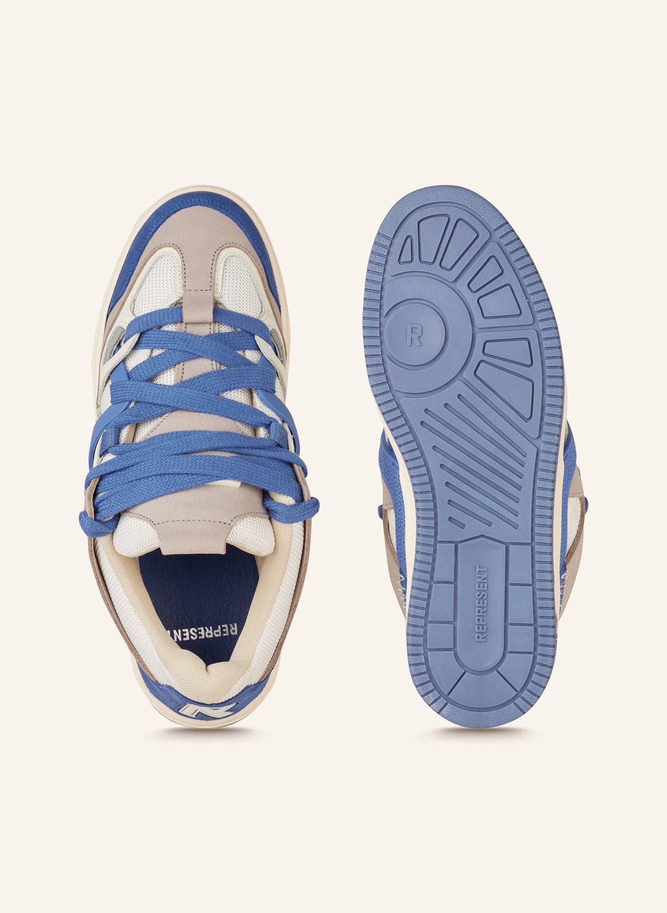 REPRESENT Sneaker BULLY, Farbe: GRAU/ BLAU/ HELLGRAU (Bild 5)