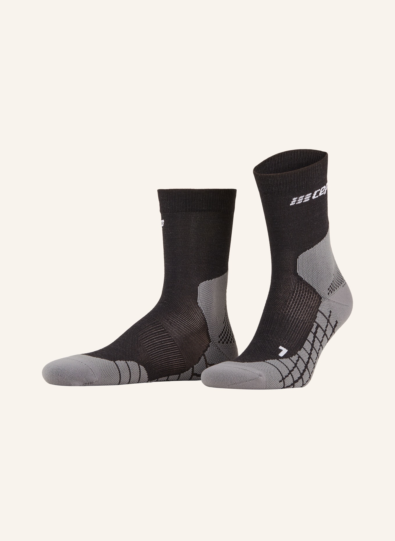 cep Sports socks LIGHT MERINO COMPRESSION, Color: 301 Black (Image 1)