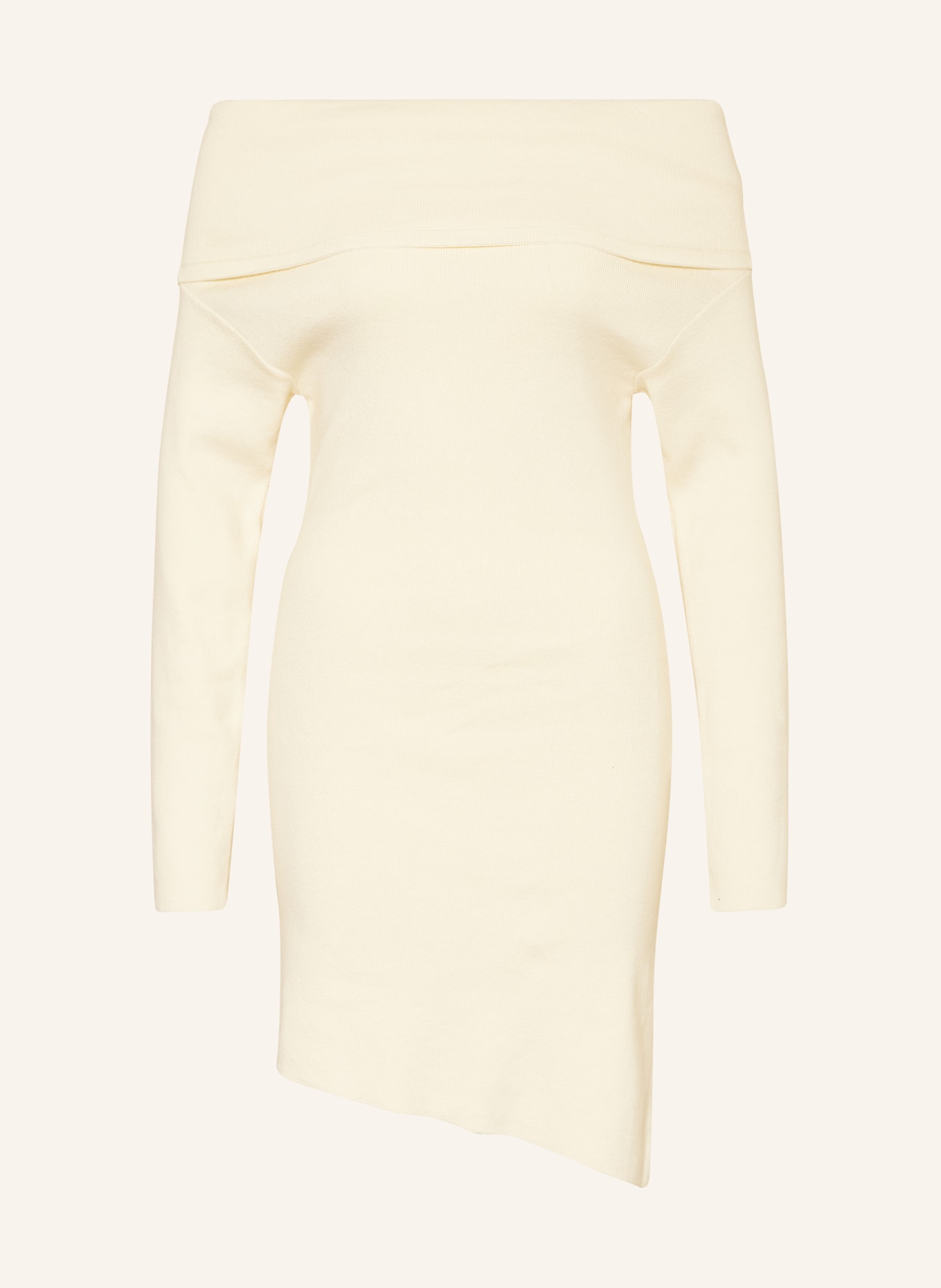 CLAUDIE PIERLOT Off-Shoulder-Kleid, Farbe: CREME (Bild 1)