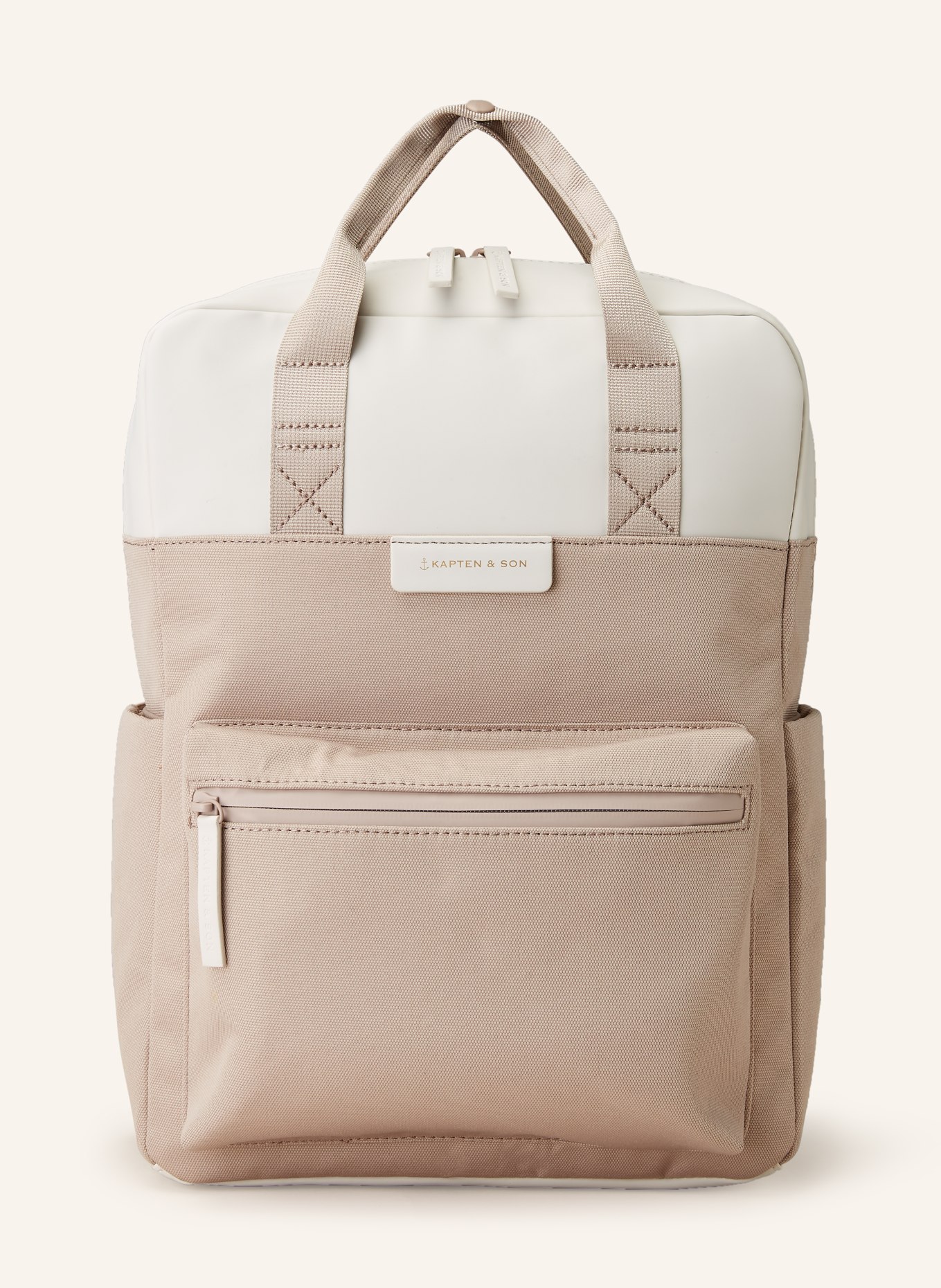 KAPTEN & SON Backpack BERGEN PRO, Color: WHITE/ ROSE (Image 1)