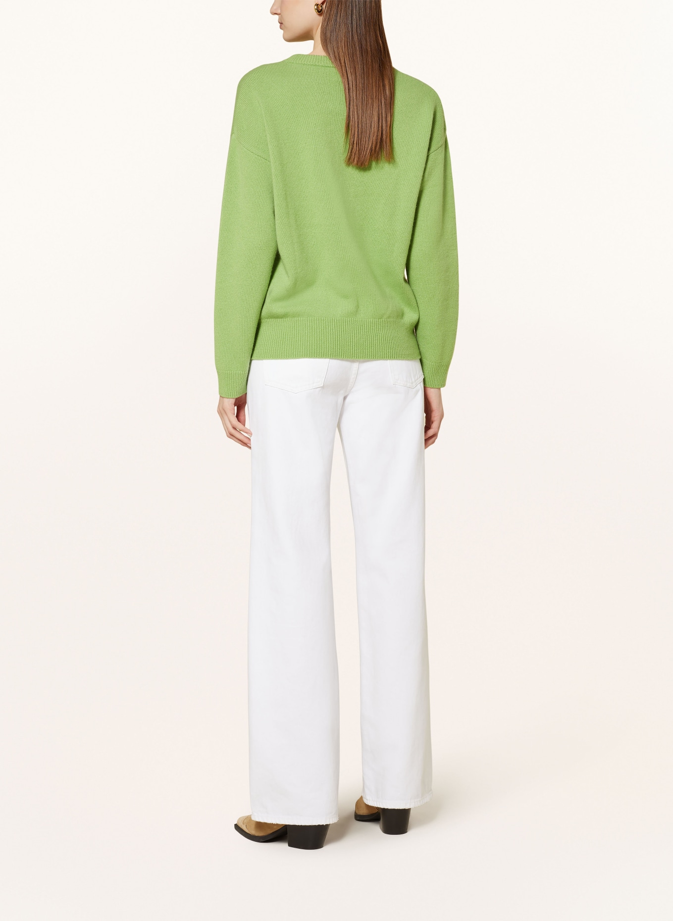 CLAUDIE PIERLOT Cashmere-Pullover, Farbe: HELLGRÜN (Bild 3)