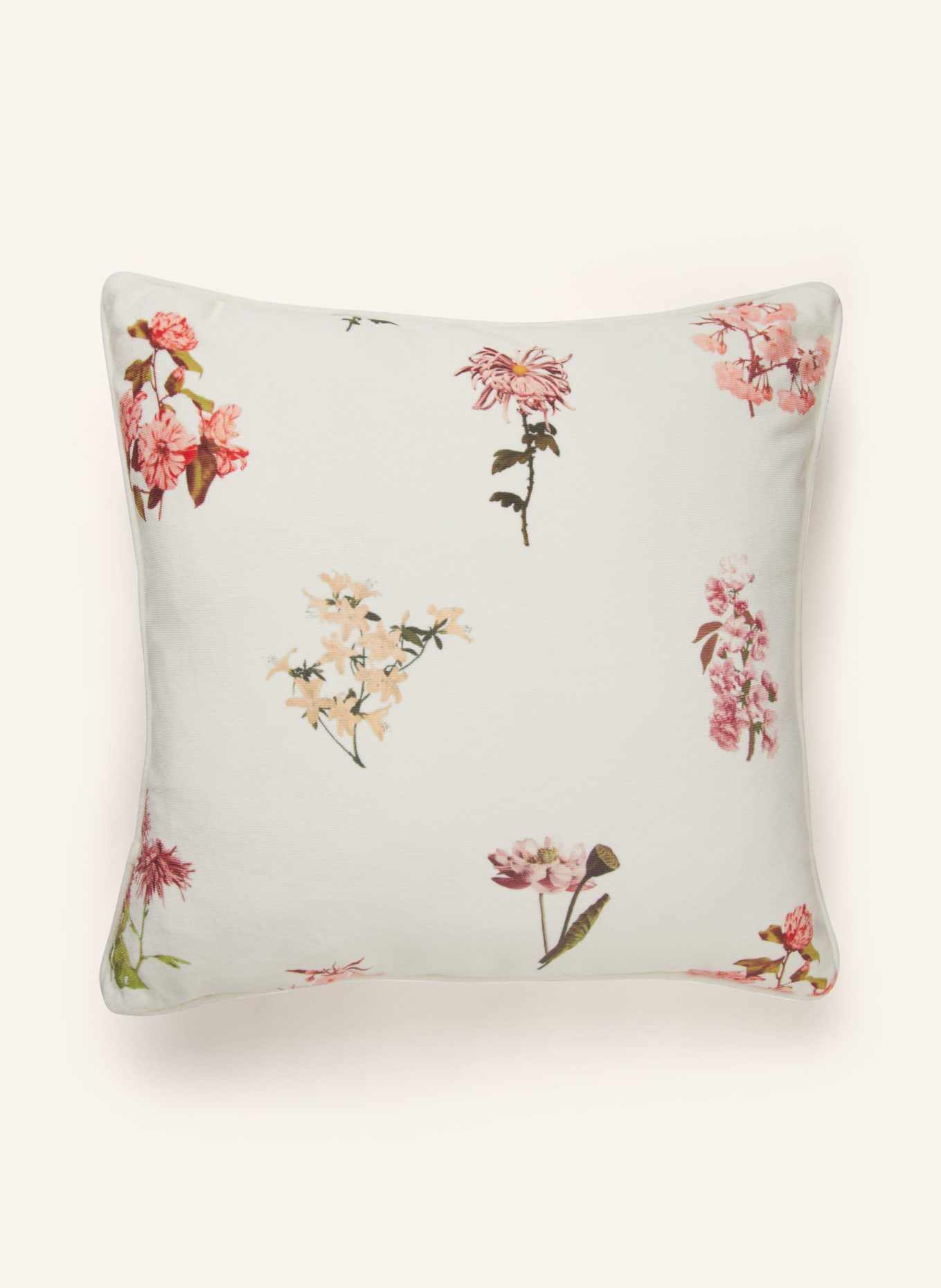 ESSENZA Decorative cushion ANNEBELLA in velvet, Color: LIGHT YELLOW (Image 2)