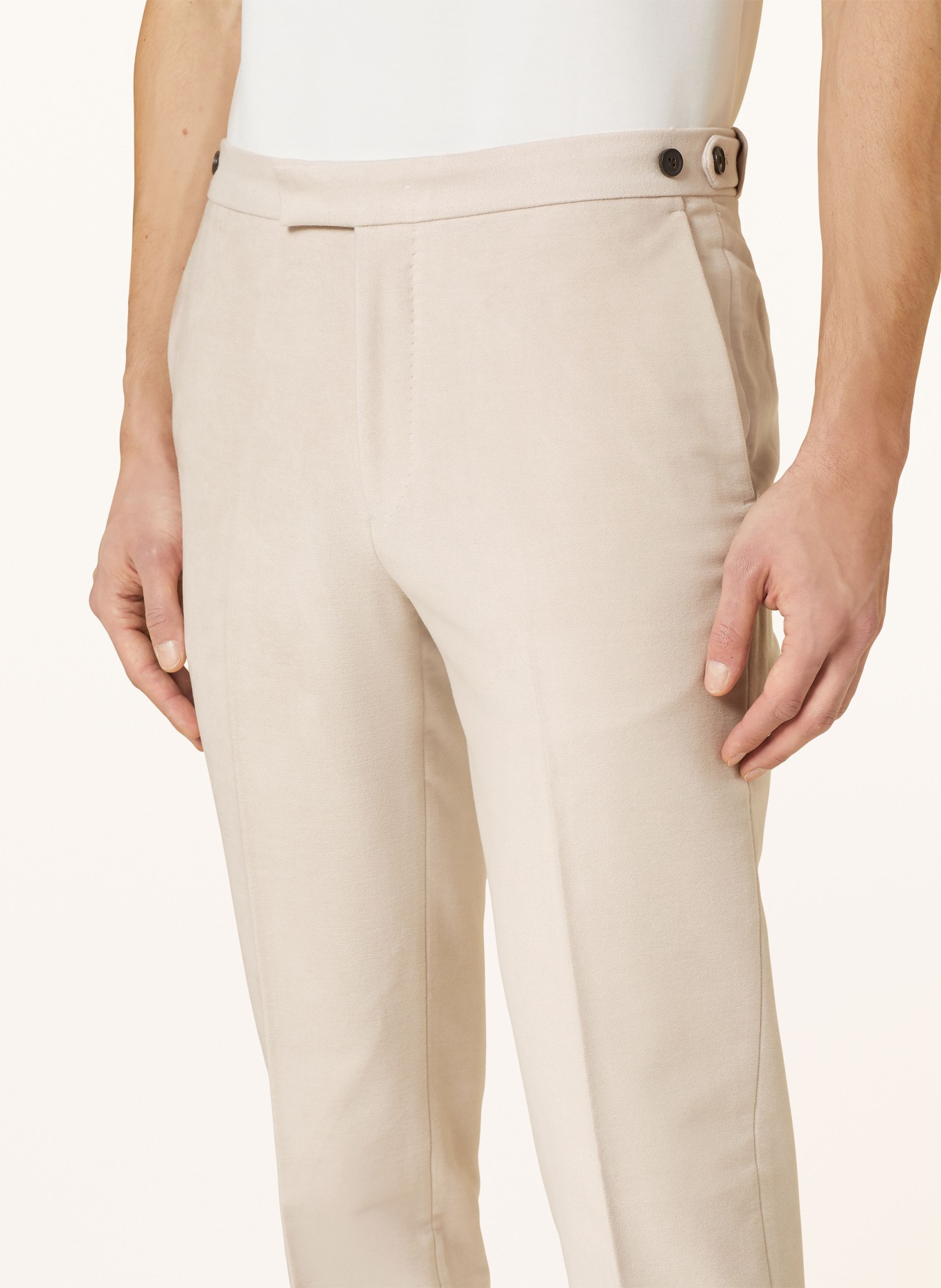 REISS Trousers GROVE slim fit, Color: BEIGE (Image 5)