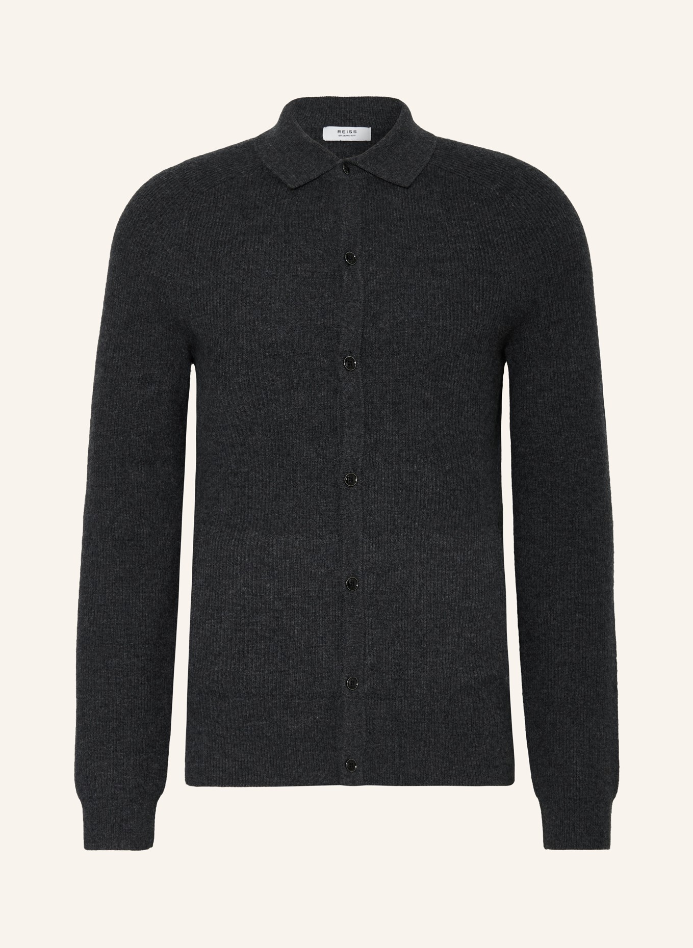 REISS Cardigan KIEDLER, Color: DARK GRAY (Image 1)