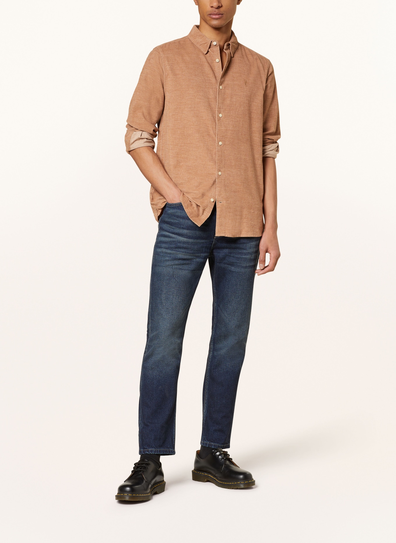 ALLSAINTS Corduroy shirt LORELLA regular fit, Color: LIGHT BROWN (Image 2)