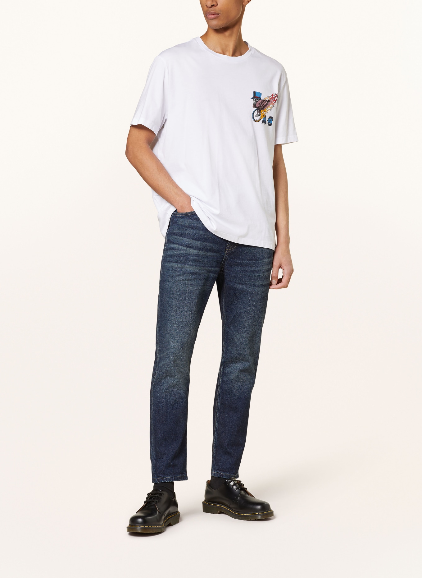 ALLSAINTS T-shirt ROLLER, Color: WHITE (Image 3)