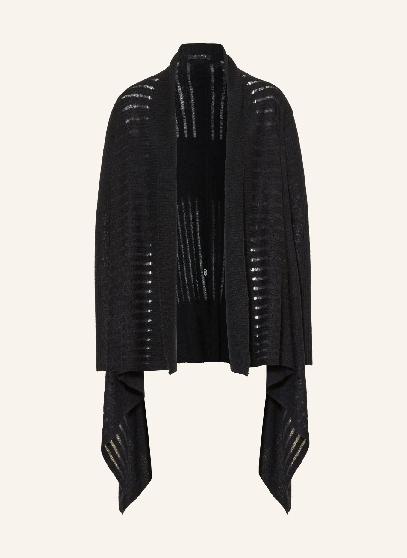 ALLSAINTS Knit cardigan HARLEY, Color: BLACK (Image 1)