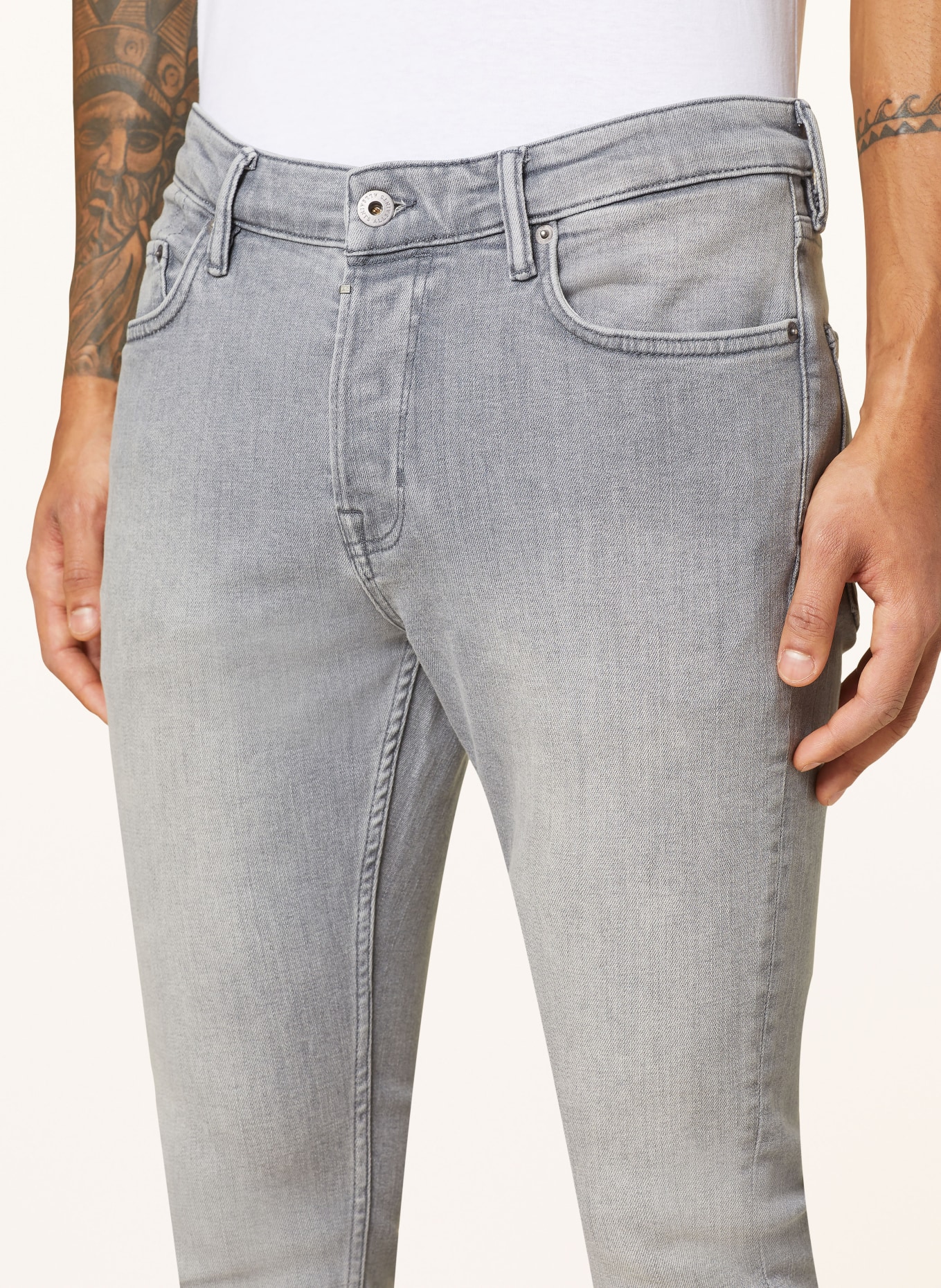 ALLSAINTS Jeans CIGARETTE Skinny Fit, Farbe: 7 GREY (Bild 5)