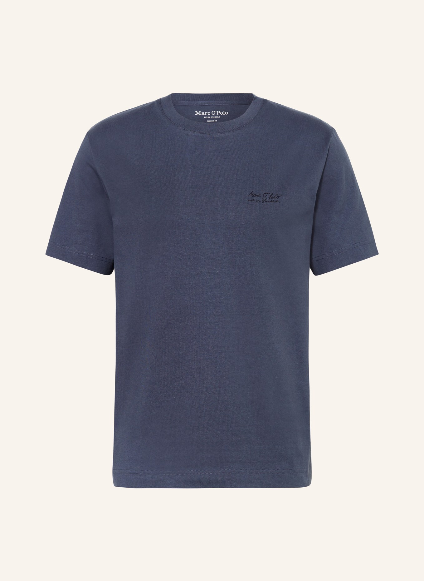 Marc O'Polo T-Shirt, Farbe: BLAUGRAU/ SCHWARZ (Bild 1)