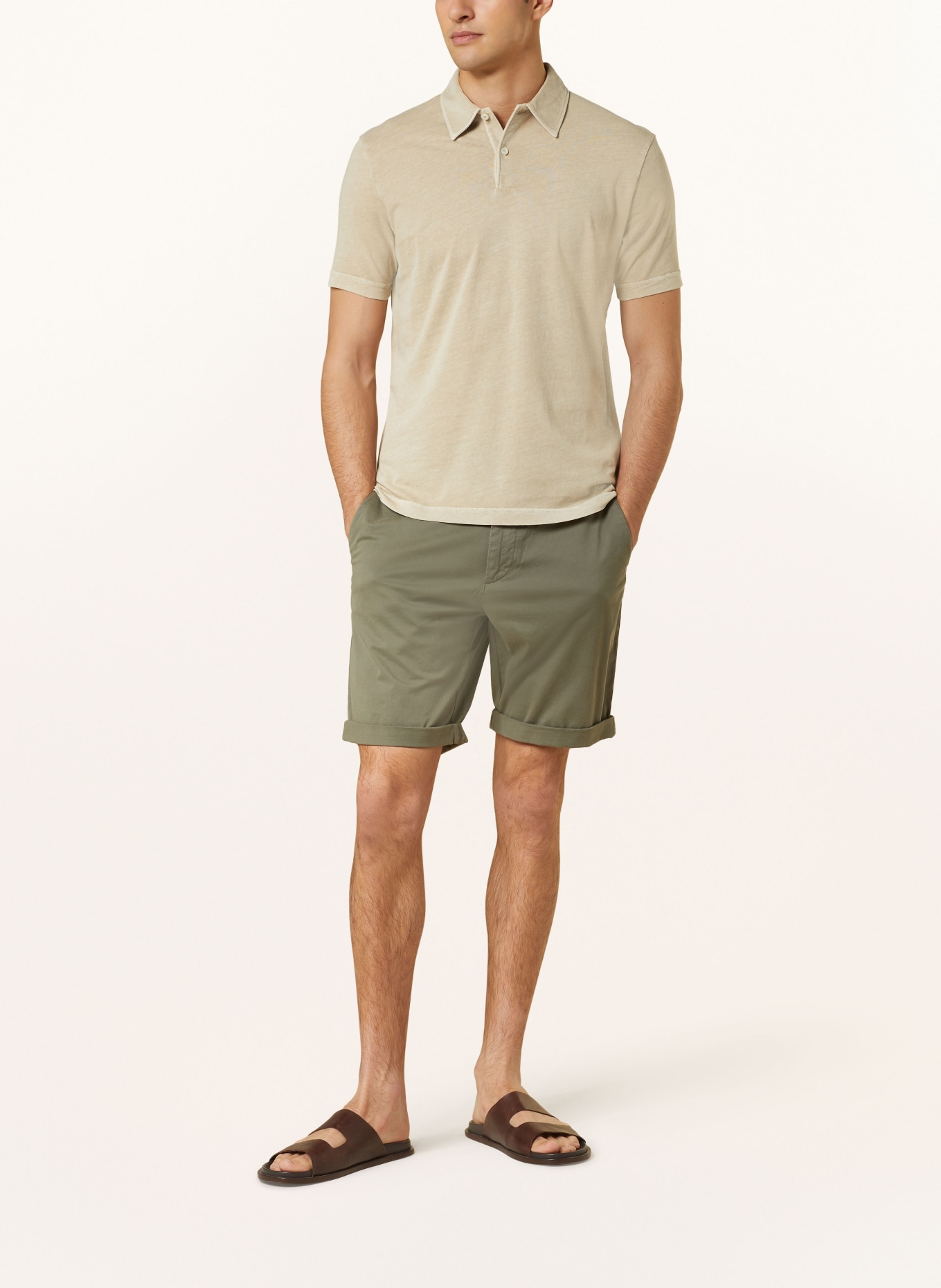 Marc O'Polo Jersey-Poloshirt Regular Fit, Farbe: BEIGE (Bild 2)