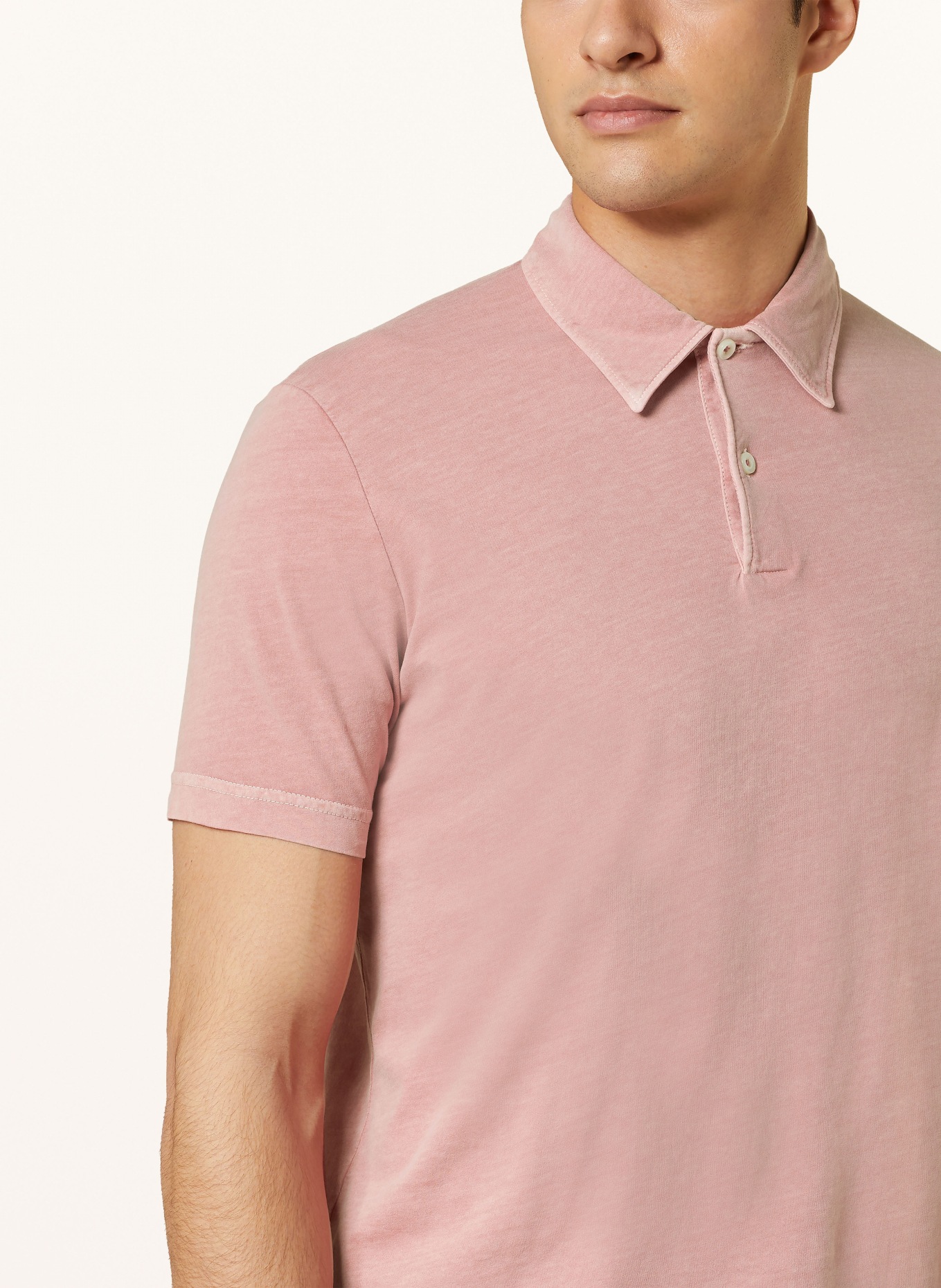 Marc O'Polo Jersey-Poloshirt Regular Fit, Farbe: ROSÉ (Bild 4)