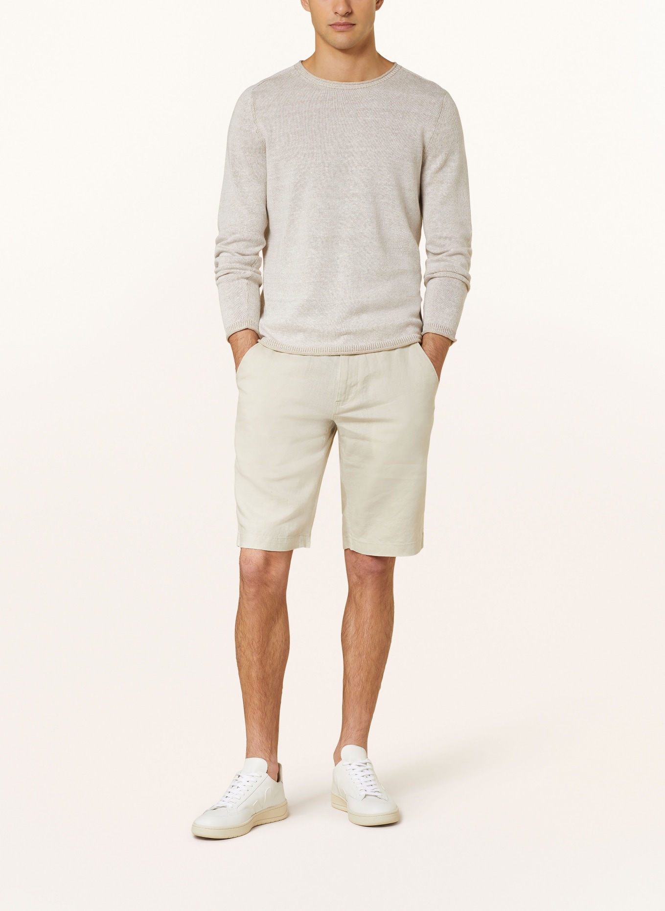 Marc O'Polo Sweater with linen, Color: CREAM (Image 2)