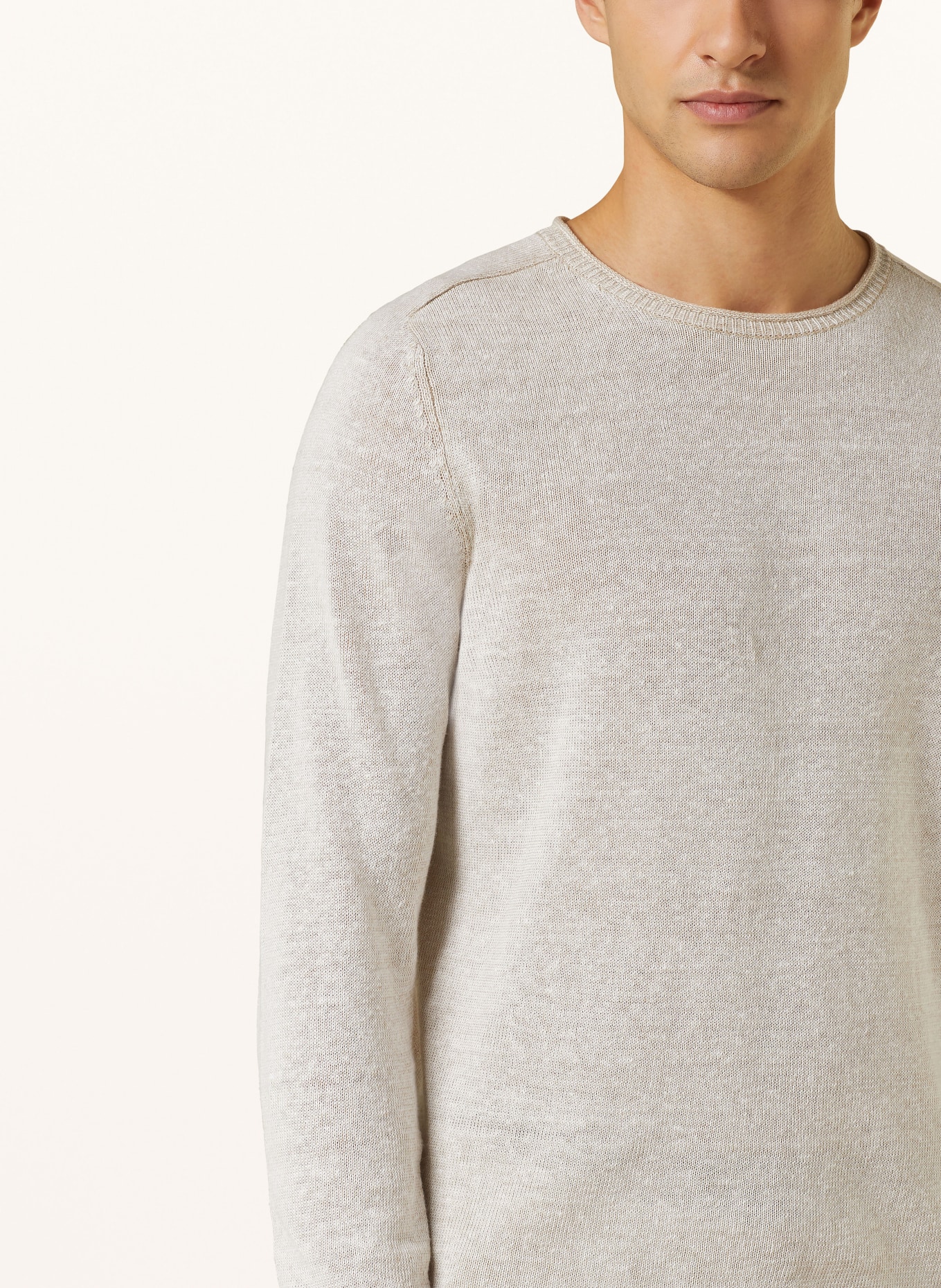 Marc O'Polo Sweater with linen, Color: CREAM (Image 4)