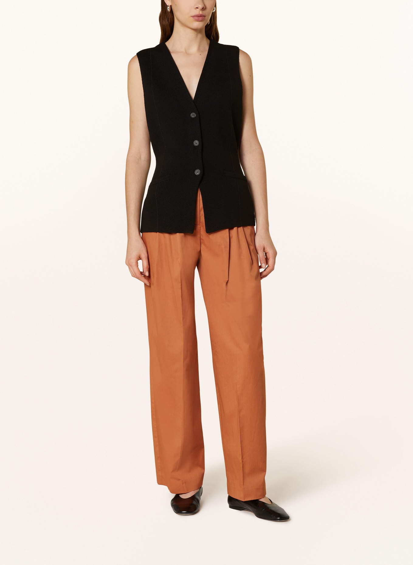 COS Wide leg trousers, Color: COGNAC (Image 2)