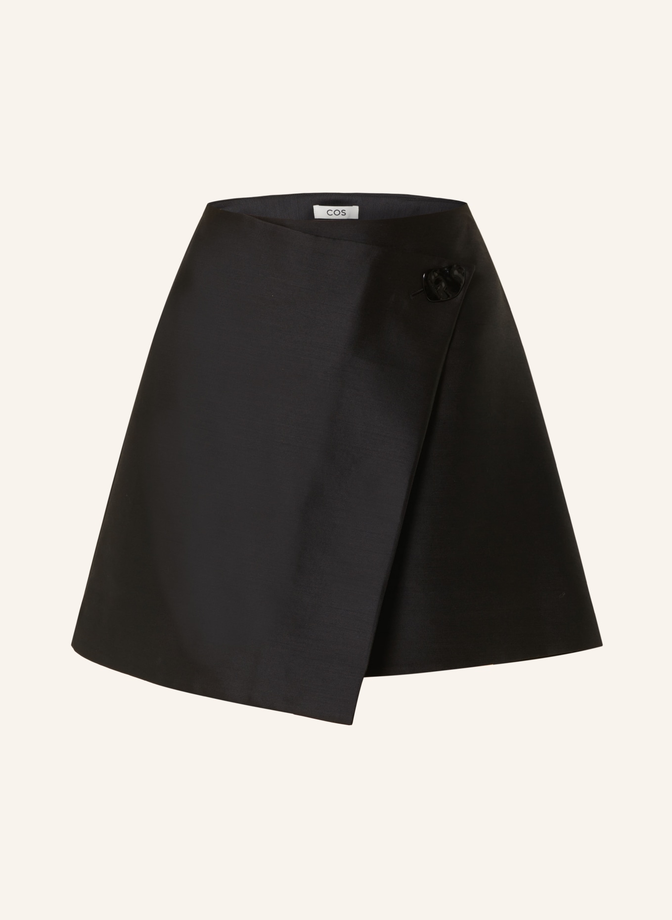 COS Skirt in wrap look, Color: BLACK (Image 1)