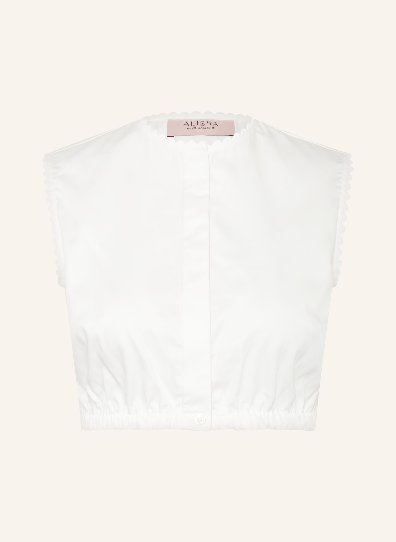 ALISSA BY KINGA MATHE Dirndl blouse ROMY, Color: WHITE (Image 1)
