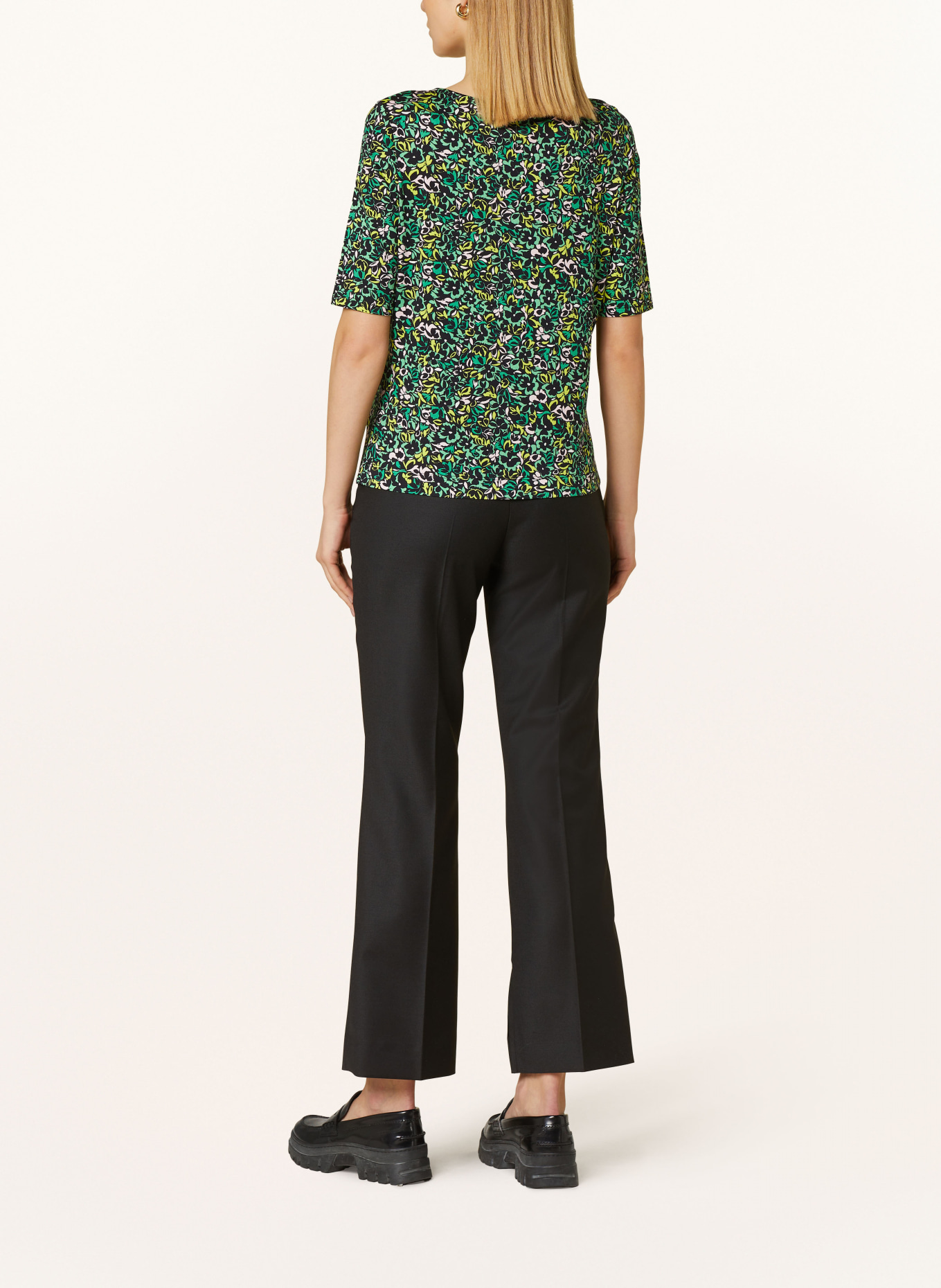 HOBBS Shirt blouse JACQUELINE, Color: BLACK/ GREEN/ LIGHT PINK (Image 3)