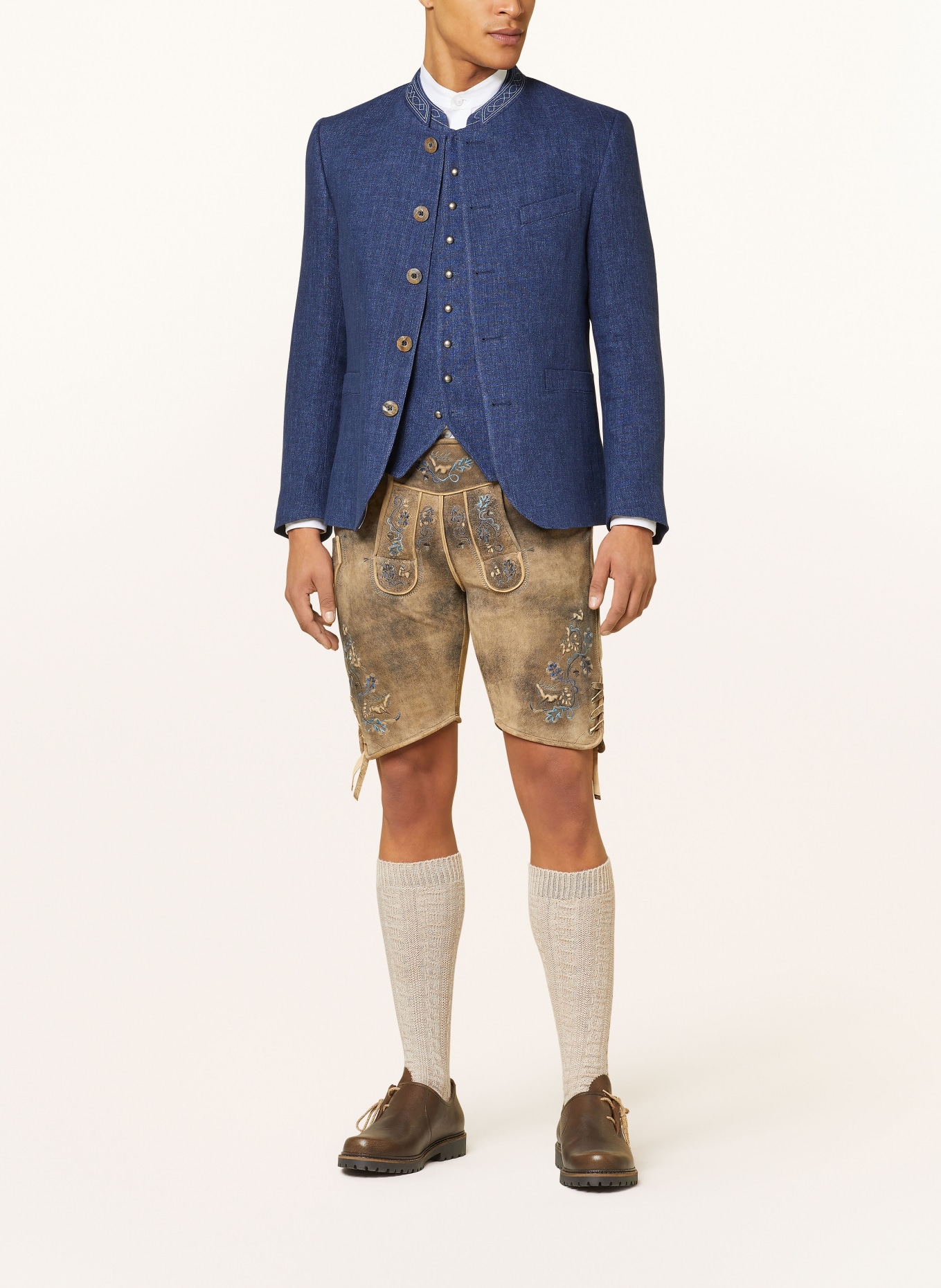 Hammerschmid Leinenjanker BERND: DUNKELBLAU