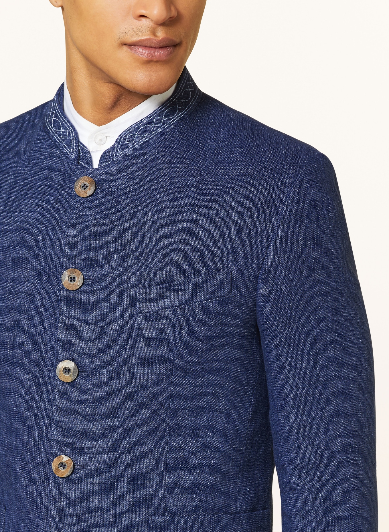 Hammerschmid Leinenjanker BERND: DUNKELBLAU