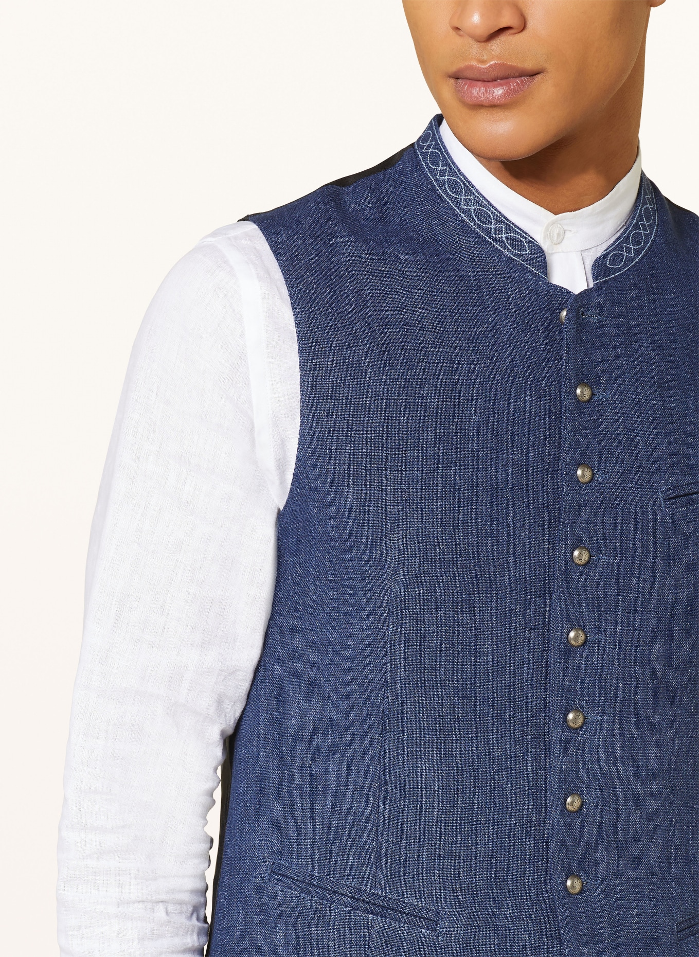 Hammerschmid Trachtenweste FRANZ Slim Fit: DUNKELBLAU