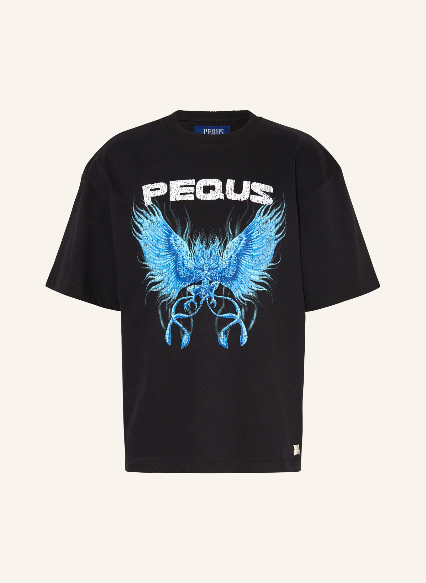 PEQUS T-shirt, Color: BLACK (Image 1)