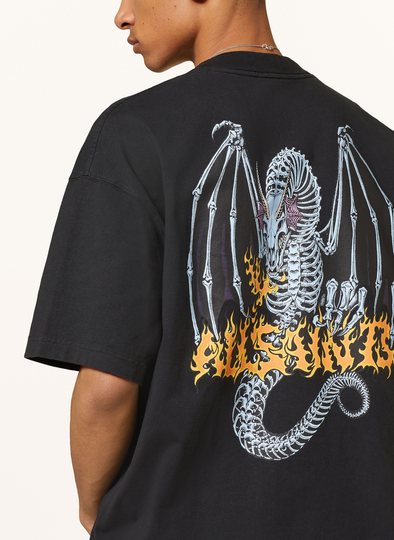 ALLSAINTS T-shirt DRAGONSKULL, Kolor: CZARNY (Obrazek 4)