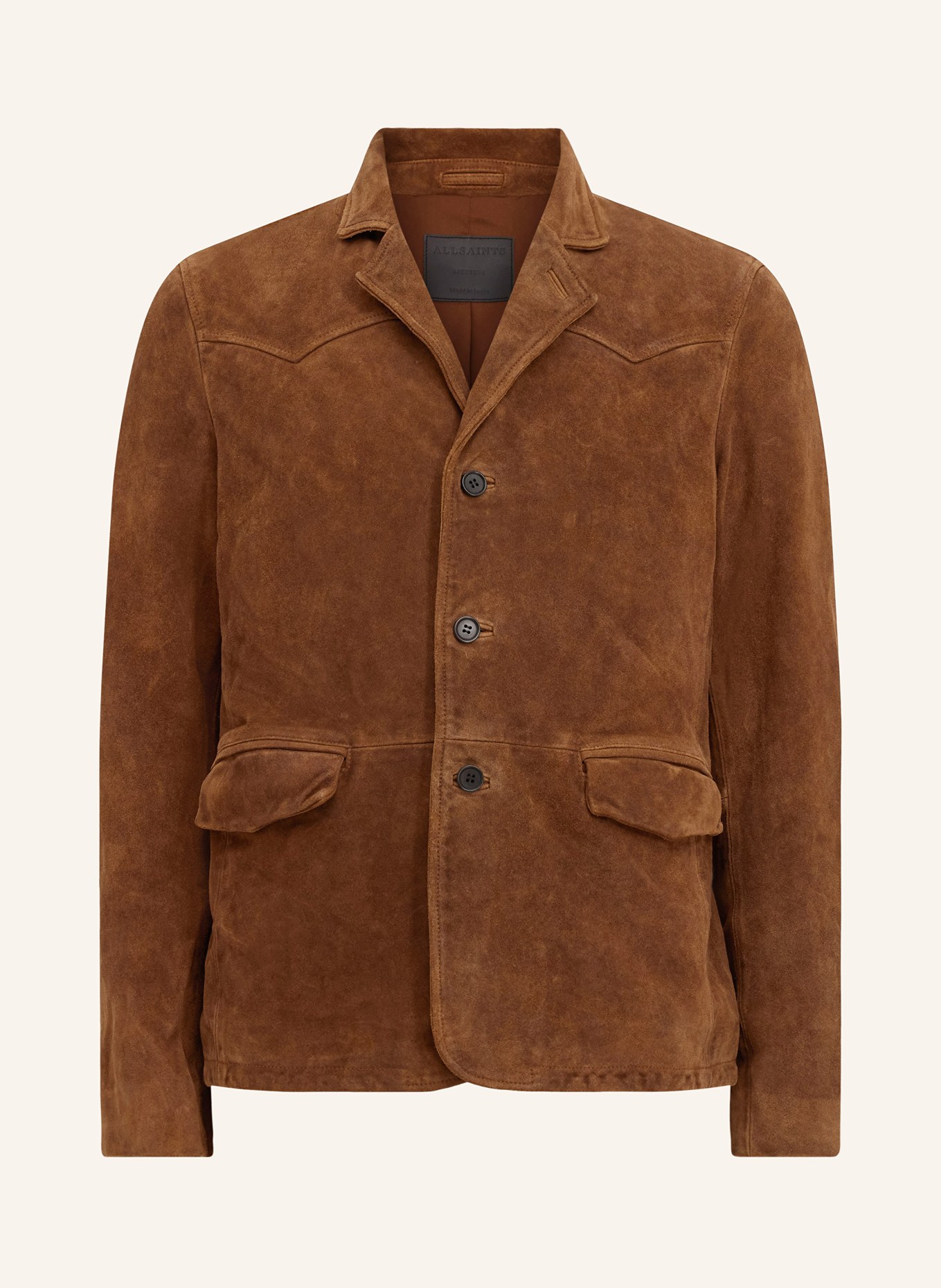 ALLSAINTS Leather jacket HORNETT, Color: COGNAC (Image 1)