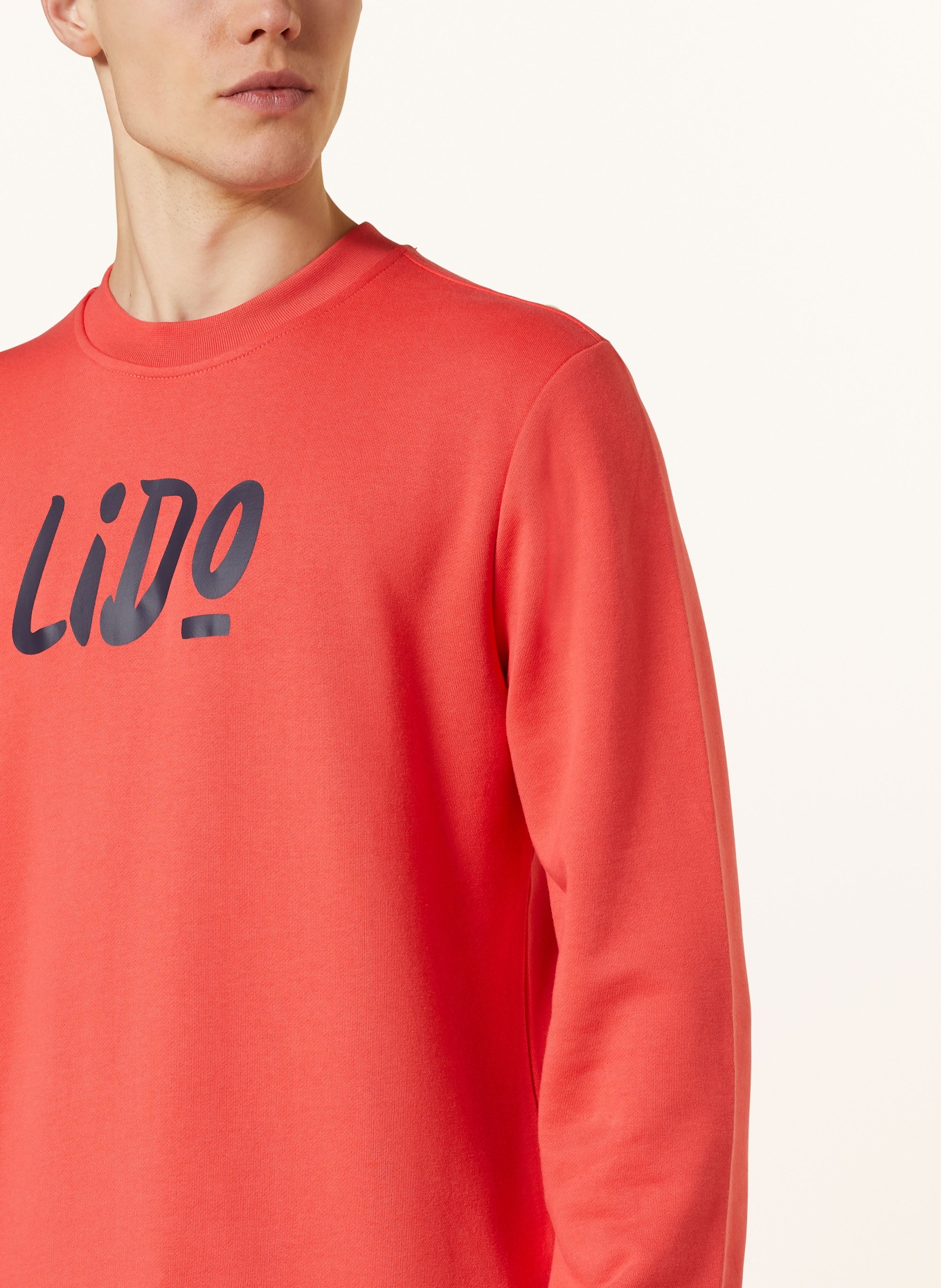 mey Lounge shirt series LIDO, Color: LIGHT RED (Image 4)