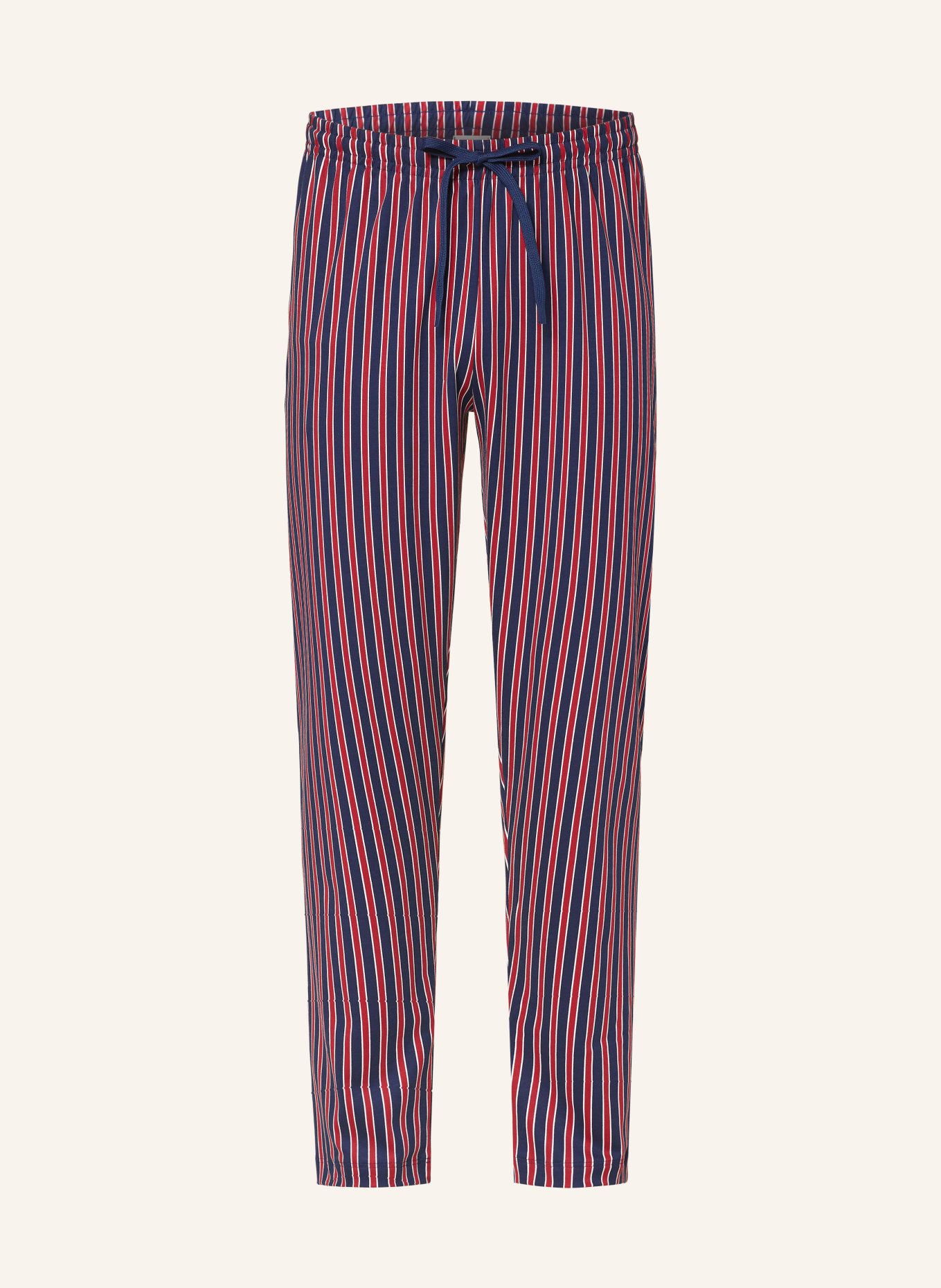 mey Spodnie od piżamy z serii GRAPHIC STRIPES, Kolor: GRANATOWY/ CZERWONY/ BIAŁY (Obrazek 1)