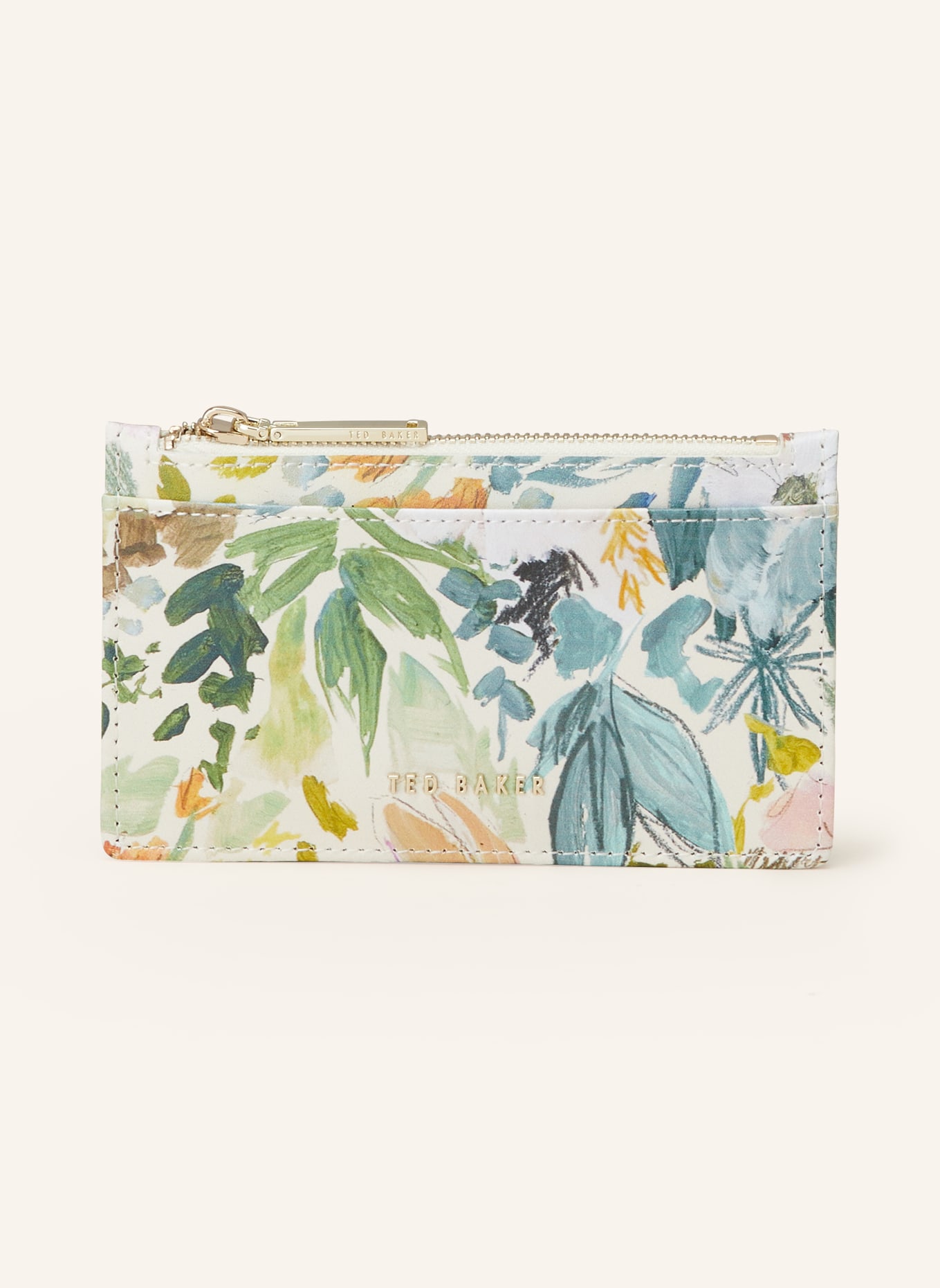 TED BAKER Coin case MEDELL, Color: CREAM/ GREEN (Image 1)