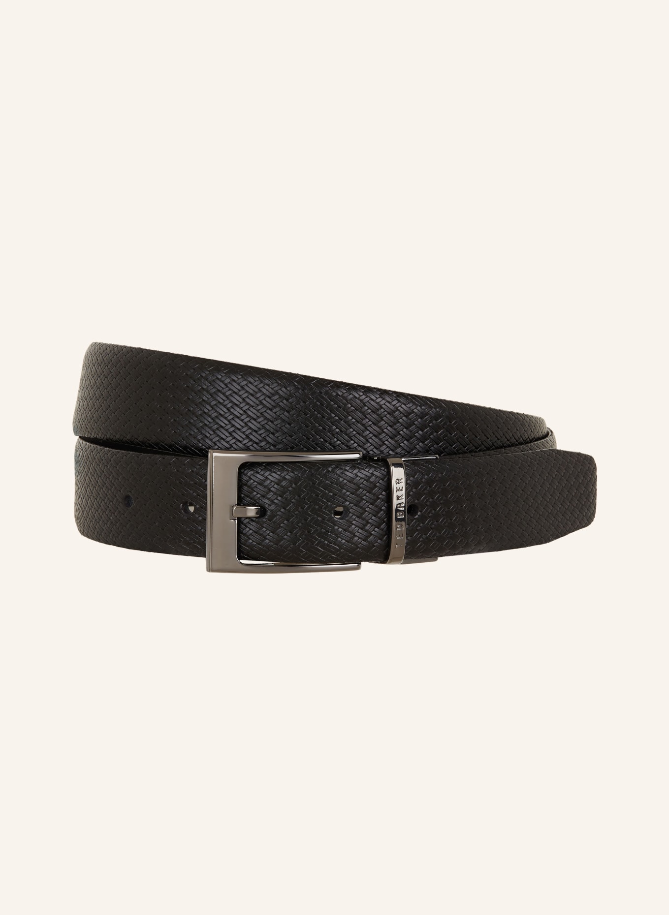 TED BAKER Leather belt WAIDE, Color: BLACK (Image 1)