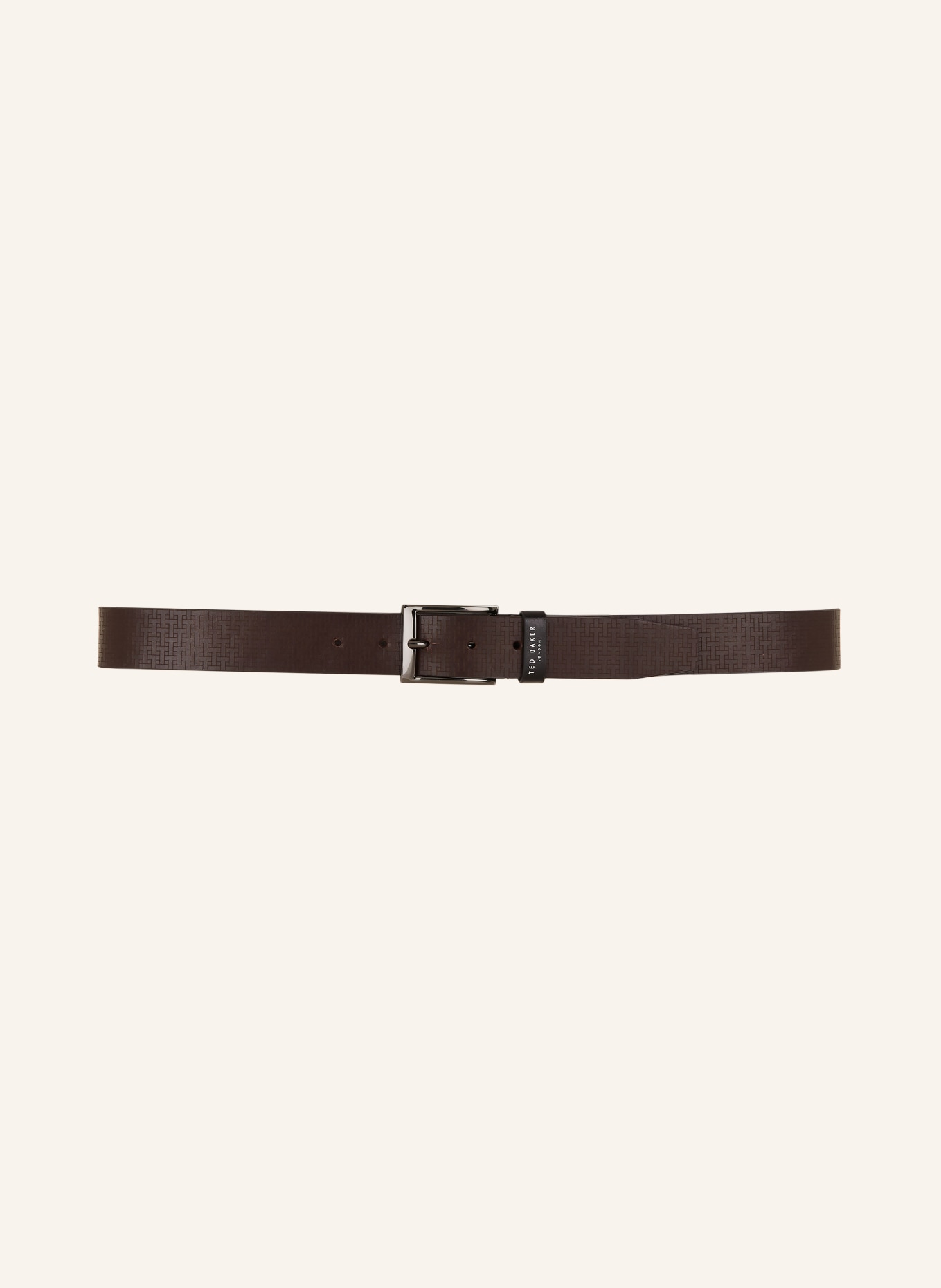 TED BAKER Leather belt HADY, Color: DARK BROWN/ BLACK (Image 2)