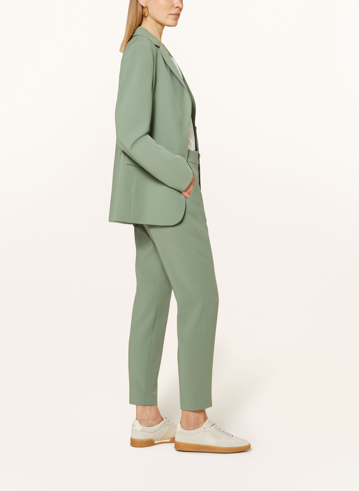 s.Oliver BLACK LABEL Trousers, Color: GREEN (Image 4)