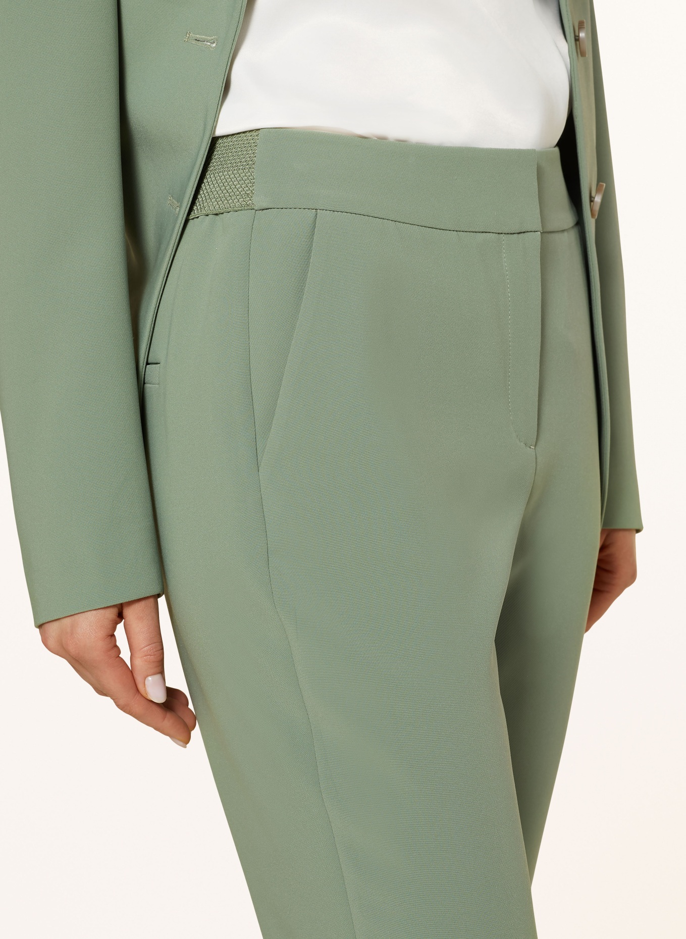 s.Oliver BLACK LABEL Trousers, Color: GREEN (Image 5)