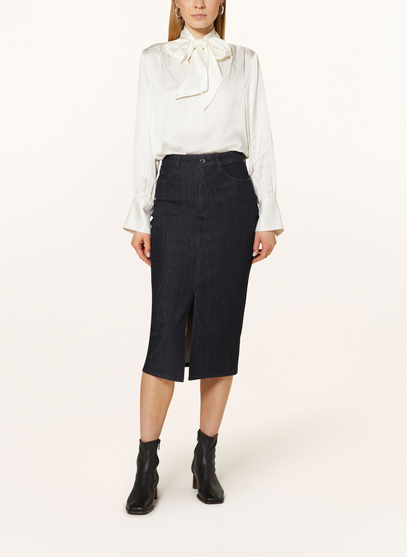 s.Oliver BLACK LABEL Denim skirt, Color: 59Z2 BLUE (Image 2)