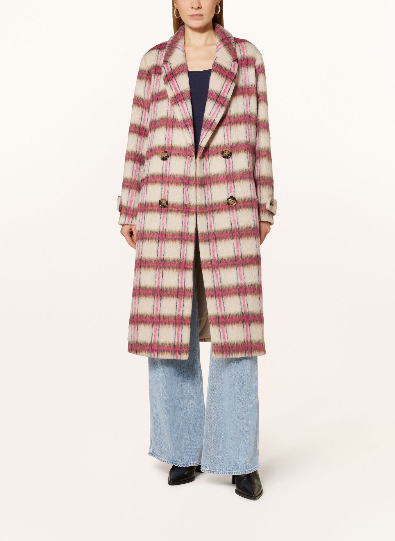 S Oliver Karierte Hemdjacke S Oliver Damen Bluse Karierte