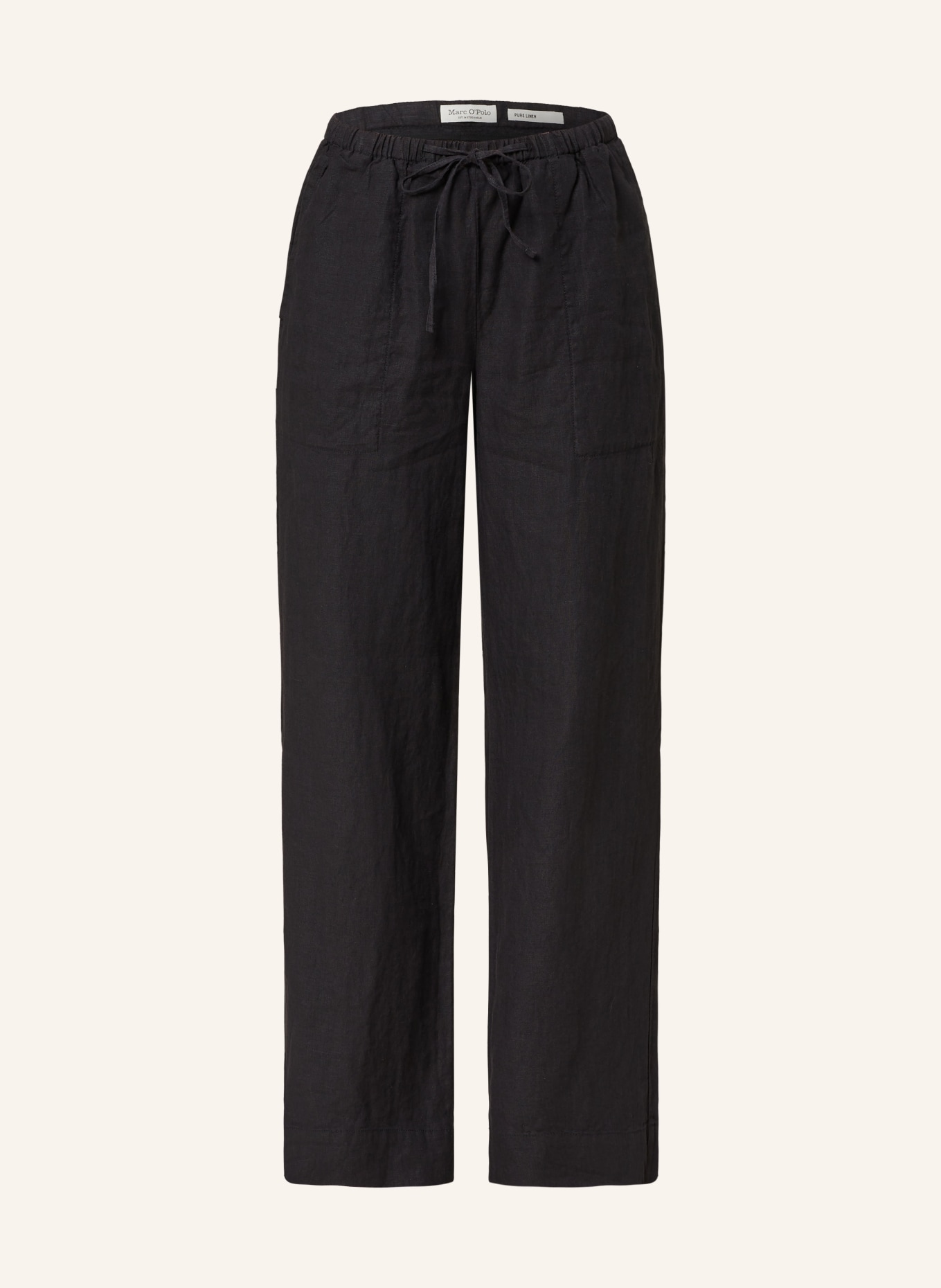 Marc O'Polo Linen trousers, Color: BLACK (Image 1)