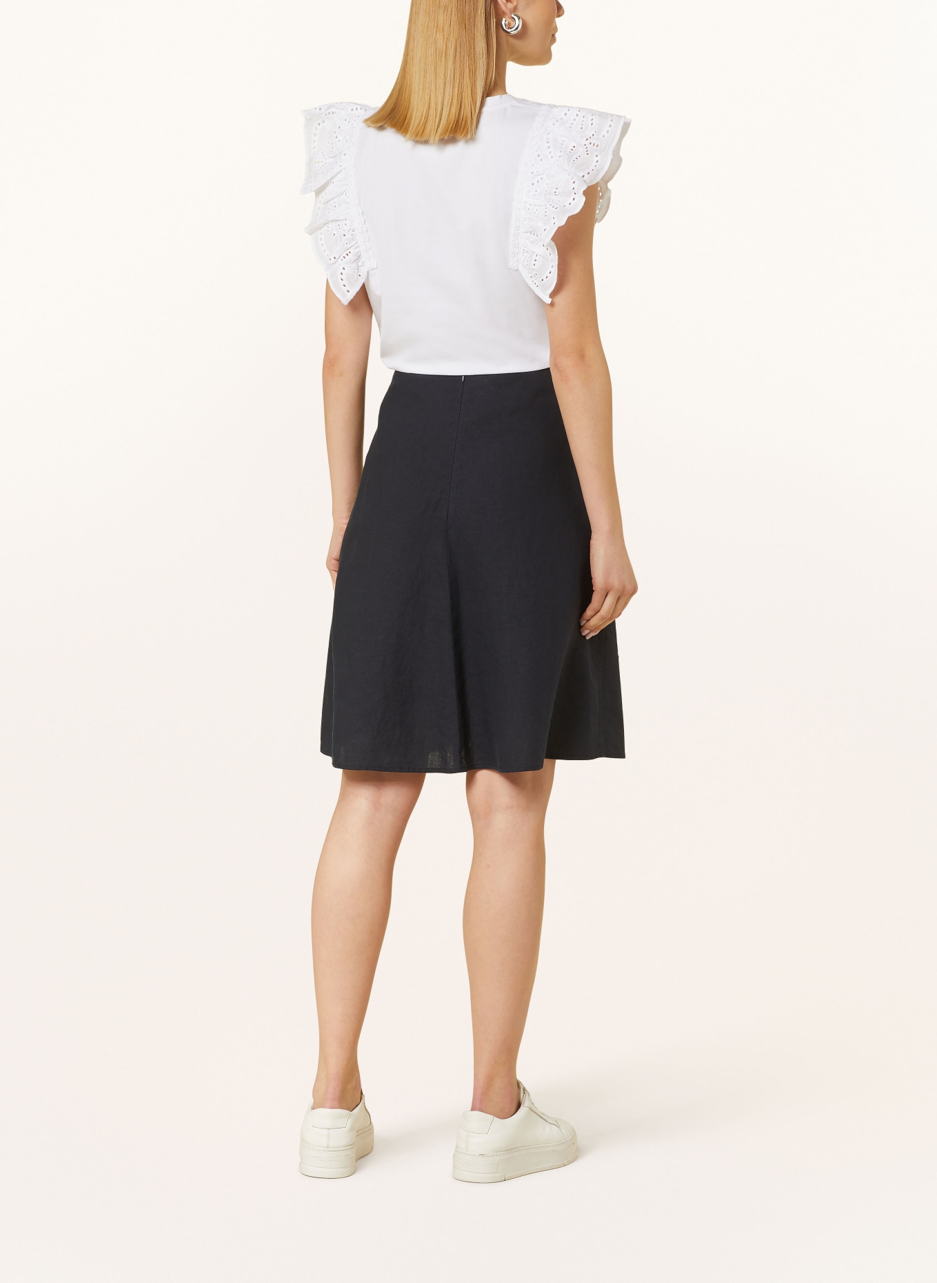 Marc O'Polo Linen skirt, Color: BLACK (Image 3)