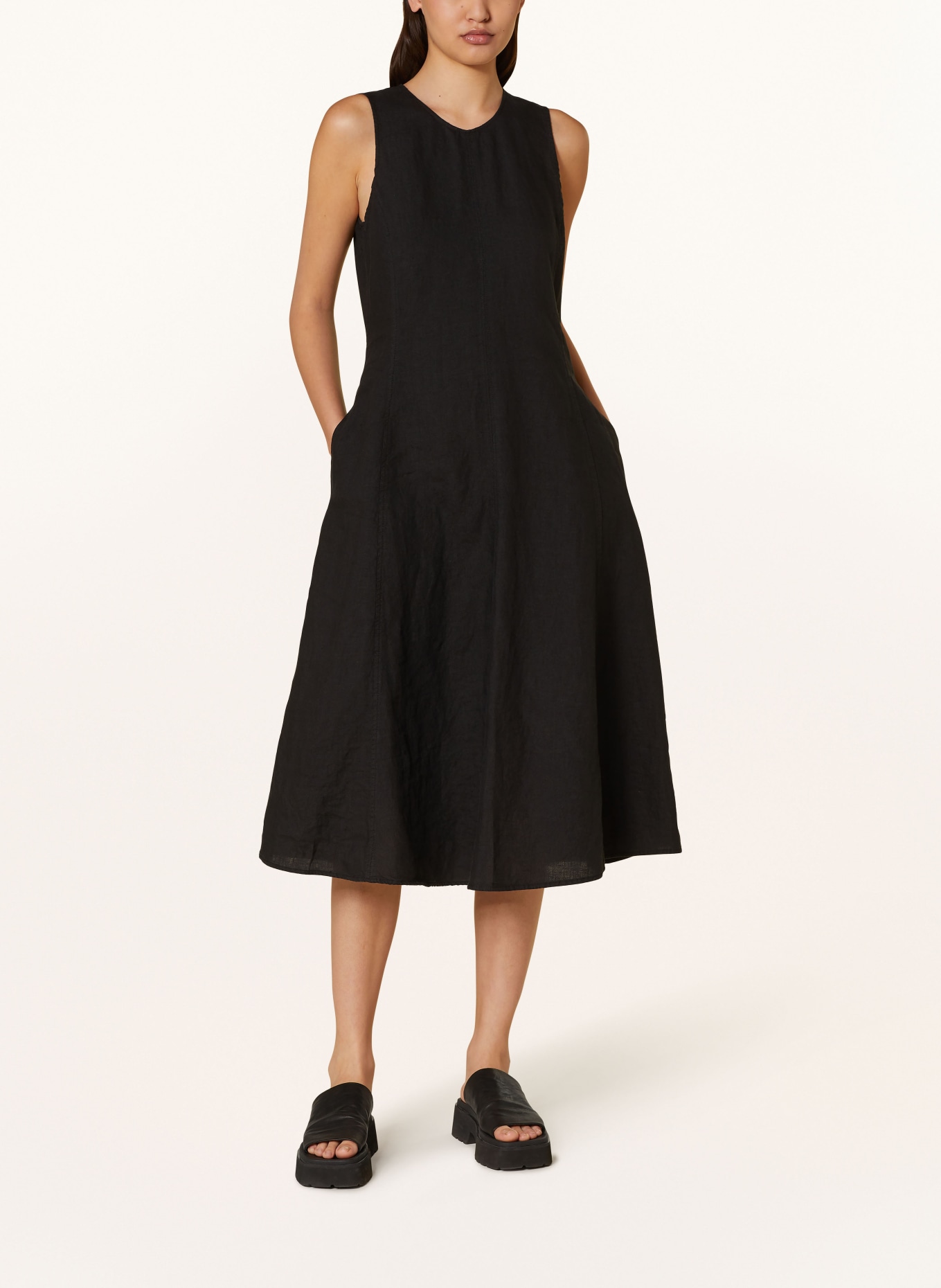 Marc O'Polo Linen dress, Color: BLACK (Image 2)