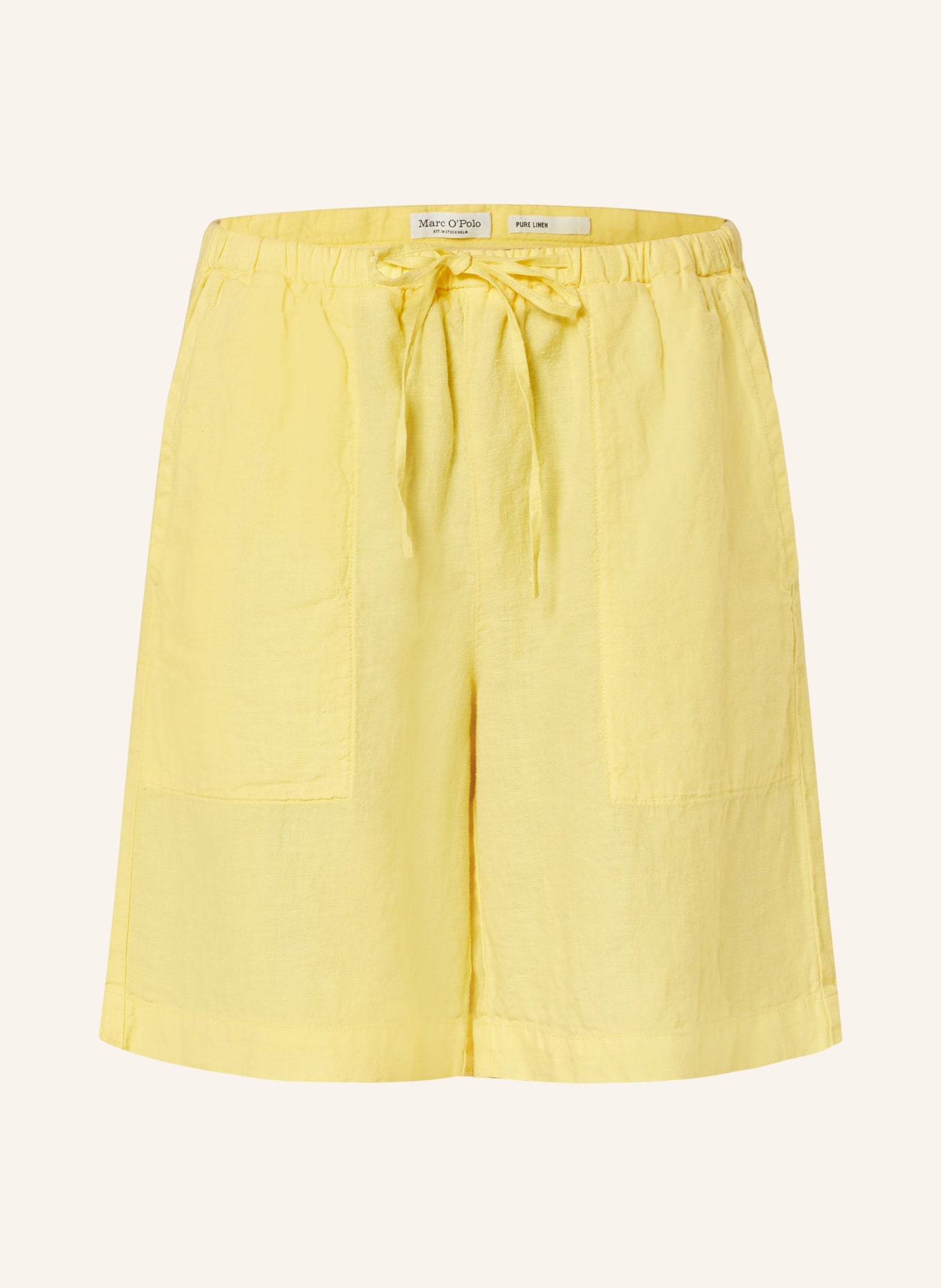 Marc O'Polo Leinenshorts, Farbe: GELB (Bild 1)