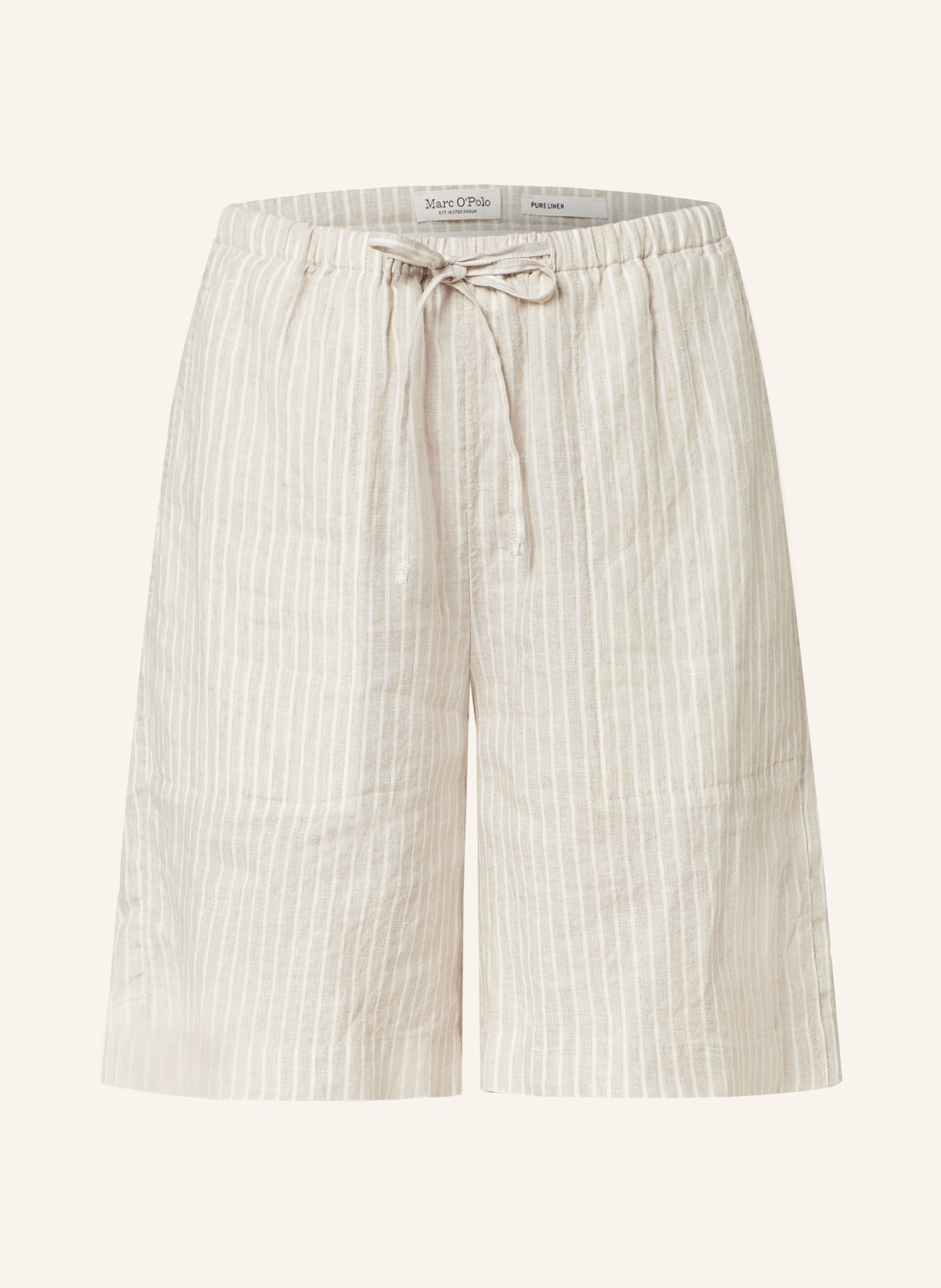 Marc O'Polo Linen shorts, Color: BEIGE/ ECRU (Image 1)