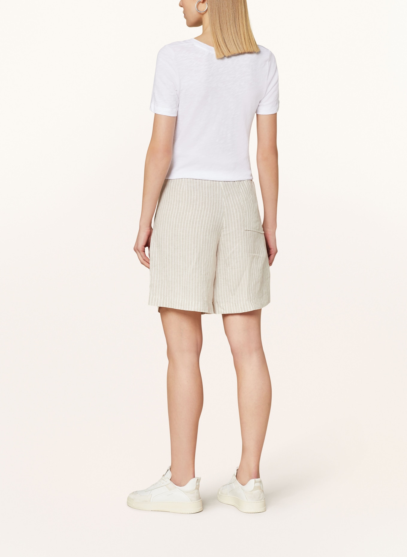 Marc O'Polo Linen shorts, Color: BEIGE/ ECRU (Image 3)